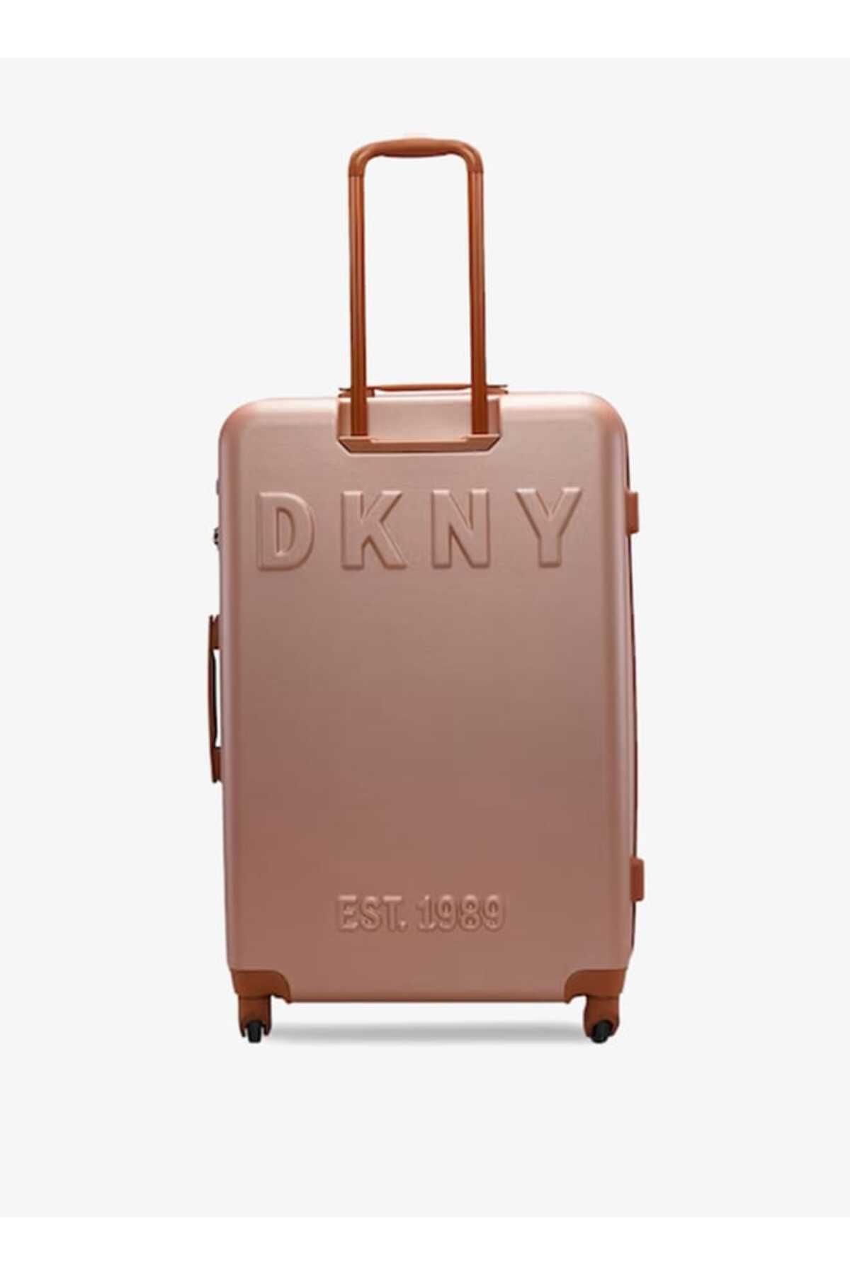 Dkny-Logo Detail Hardcase Trolley Bag With Retractable Handle 28''-l - Check-in 4