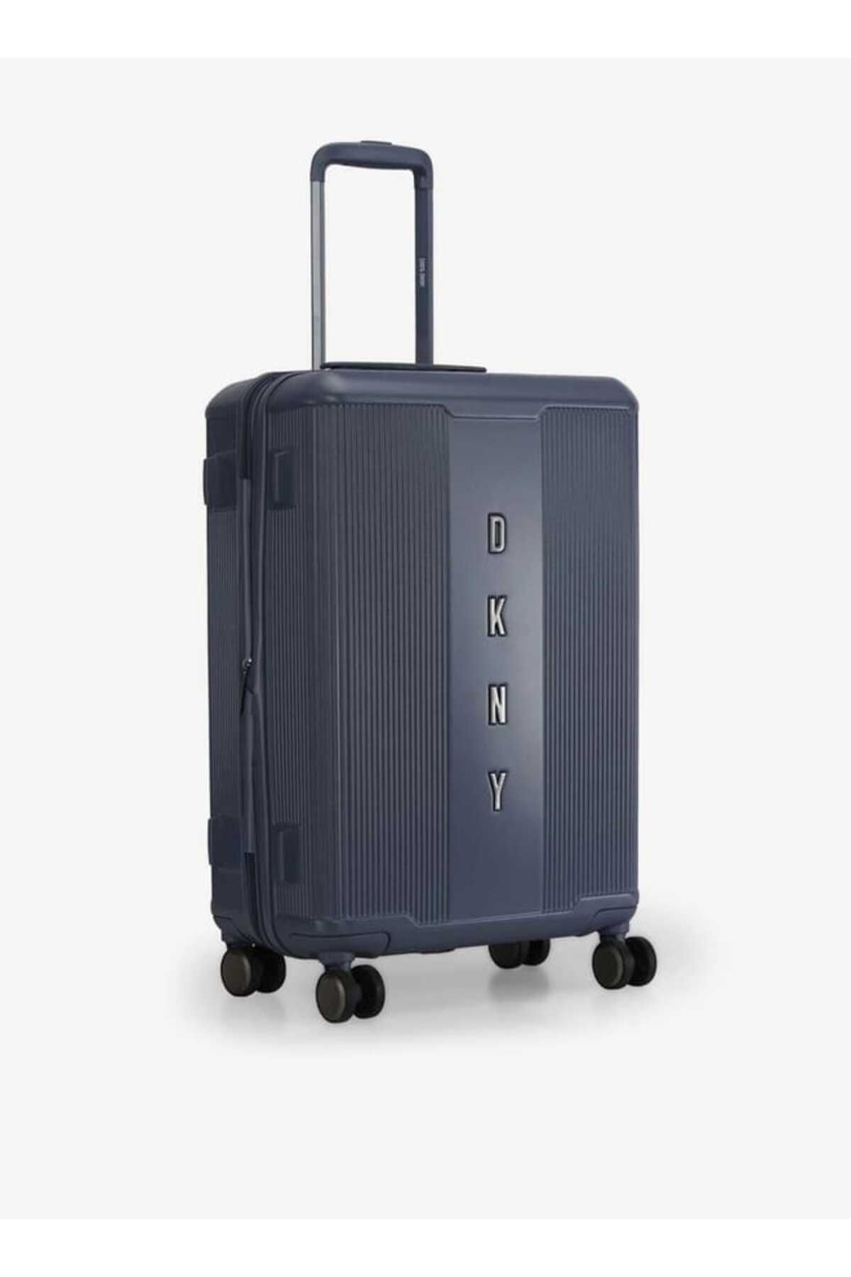 Dkny-Ribbed Hardcase Trolley Bag With Retractable Handle 24''-m - Check-in 3