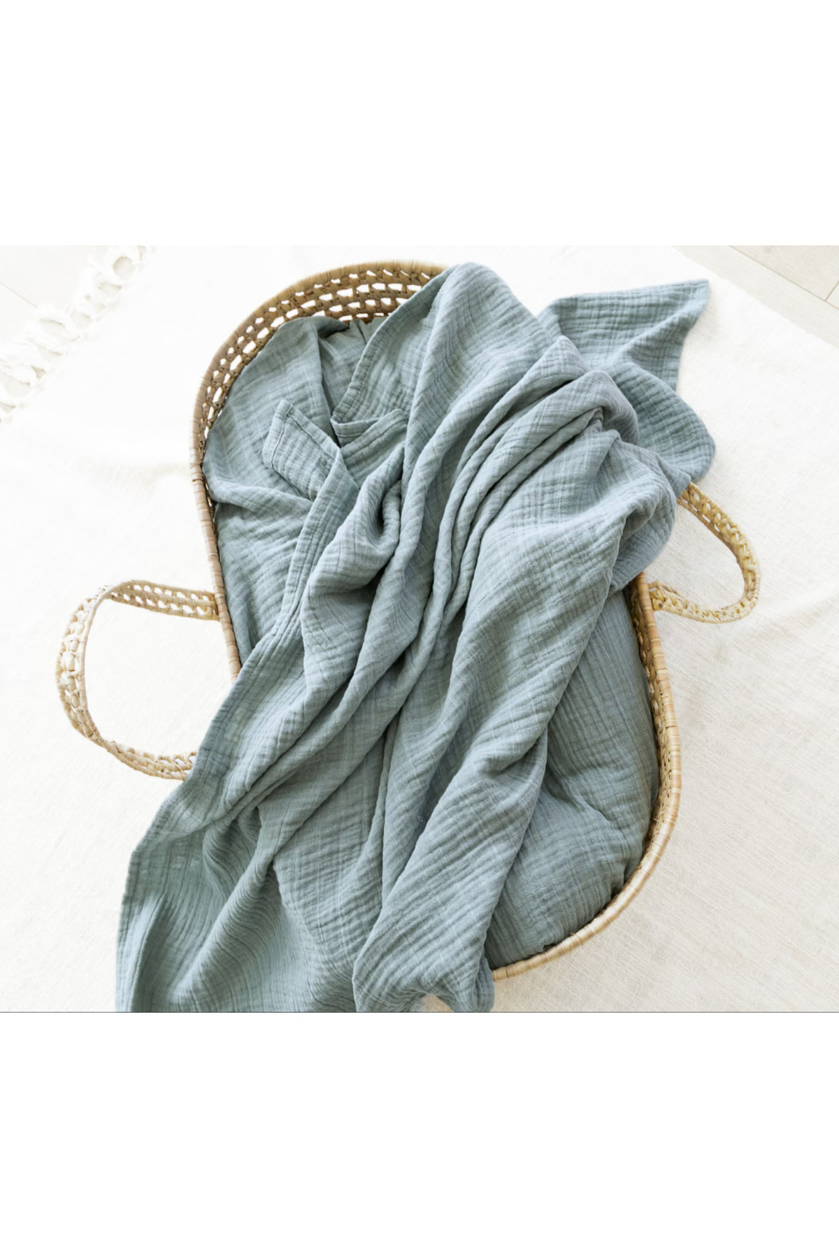 EIFIN Çok Amaçlı Müslin Örtü & Battaniye 2'li Set %100 Pamuk Oeko-teks Sertifikalı 80x80 cm fotoğrafı 5 (önizleme)