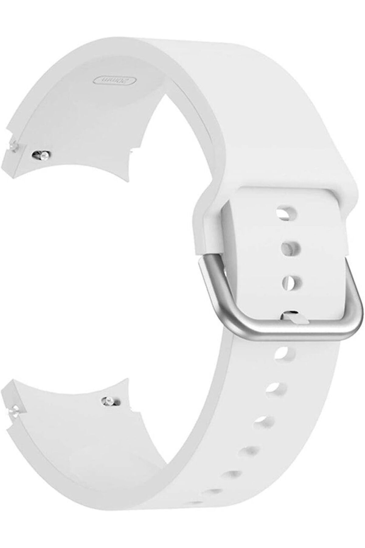 STOREMAX lbstorex Galaxy Watch 5 40mm Kordon Solid Silicone Band Beyaz Newdsng 1116818