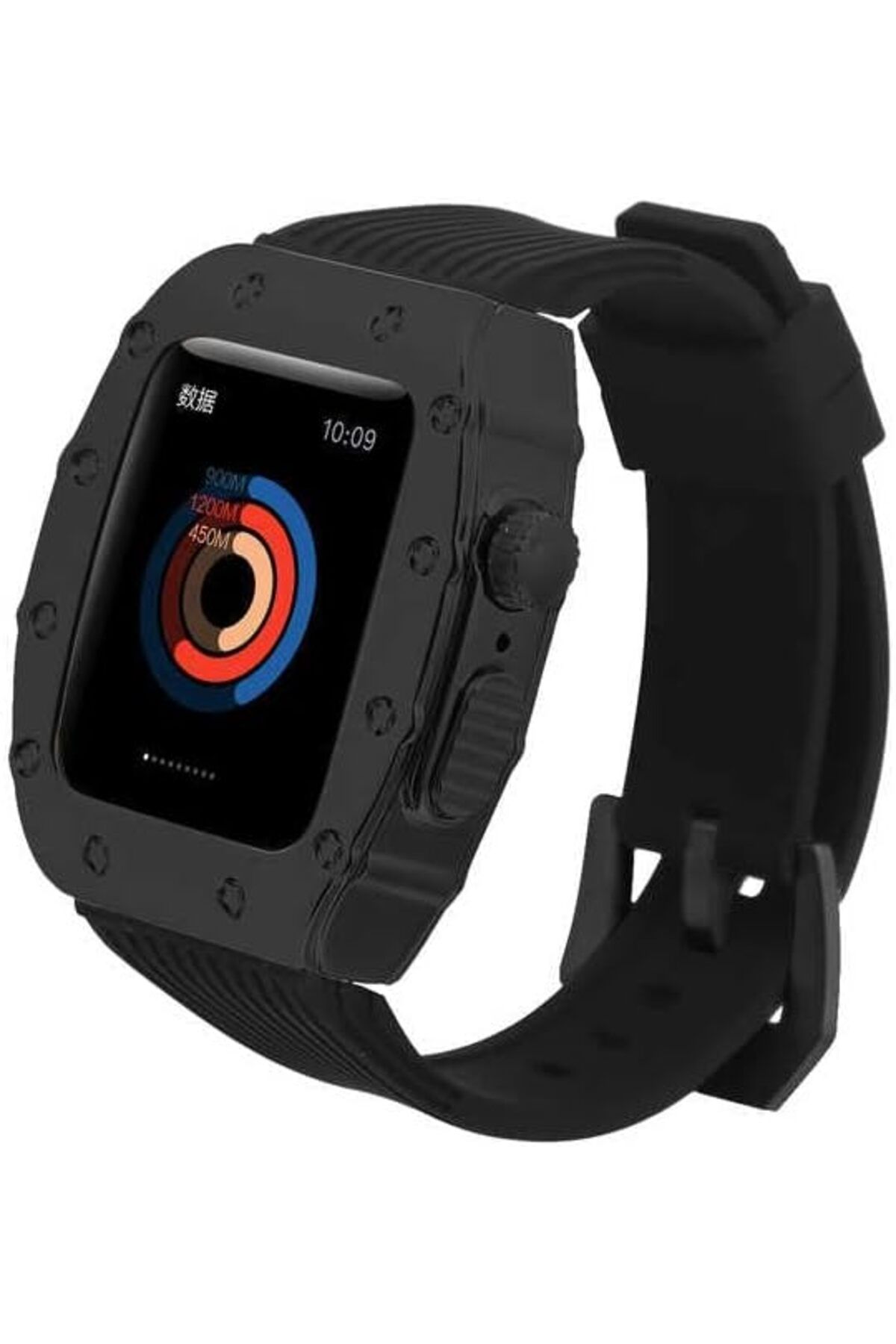 STOREMAX dlshop İle Uyumlu Watch 44mm KRD-65 Kordon Siyah star 990396