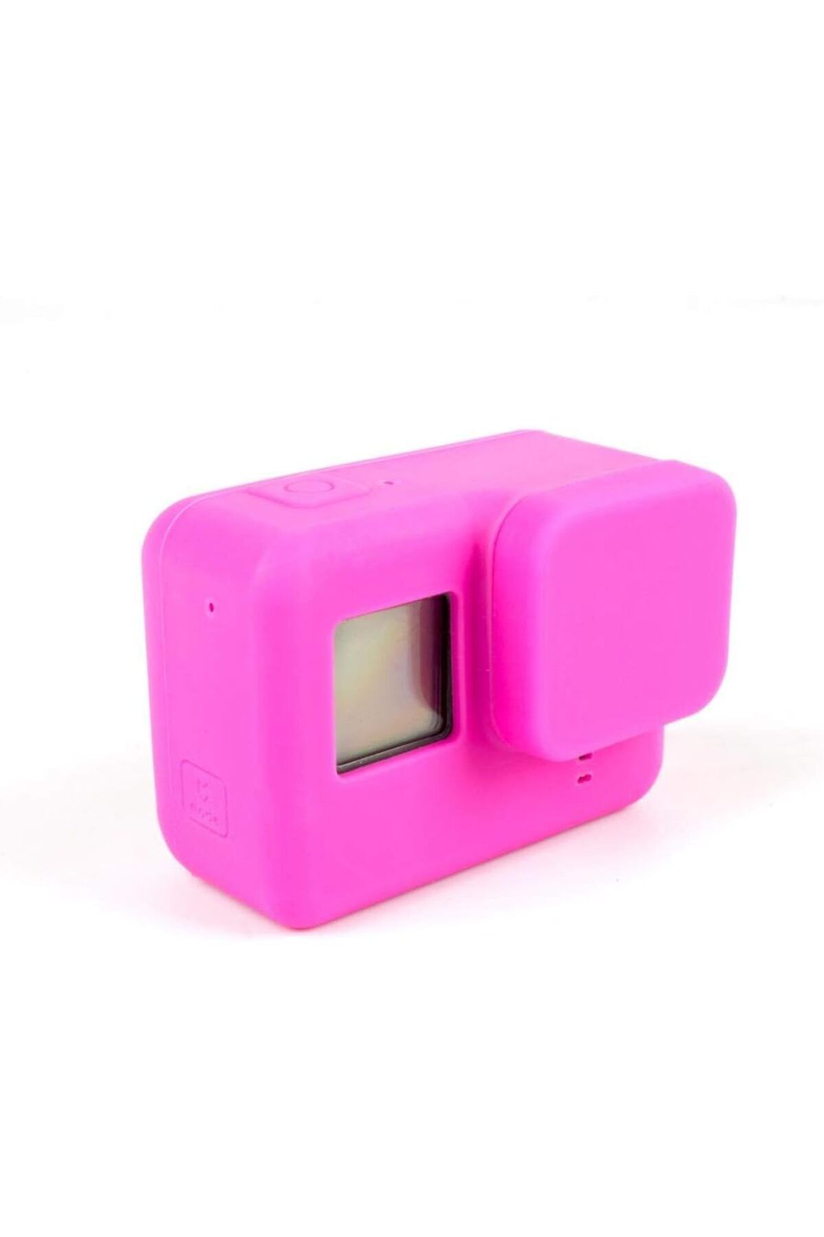 STOREMAX GoPro Hero 5 Uyumlu Silikon Lens ve Koruyucu Kılıf Pembe