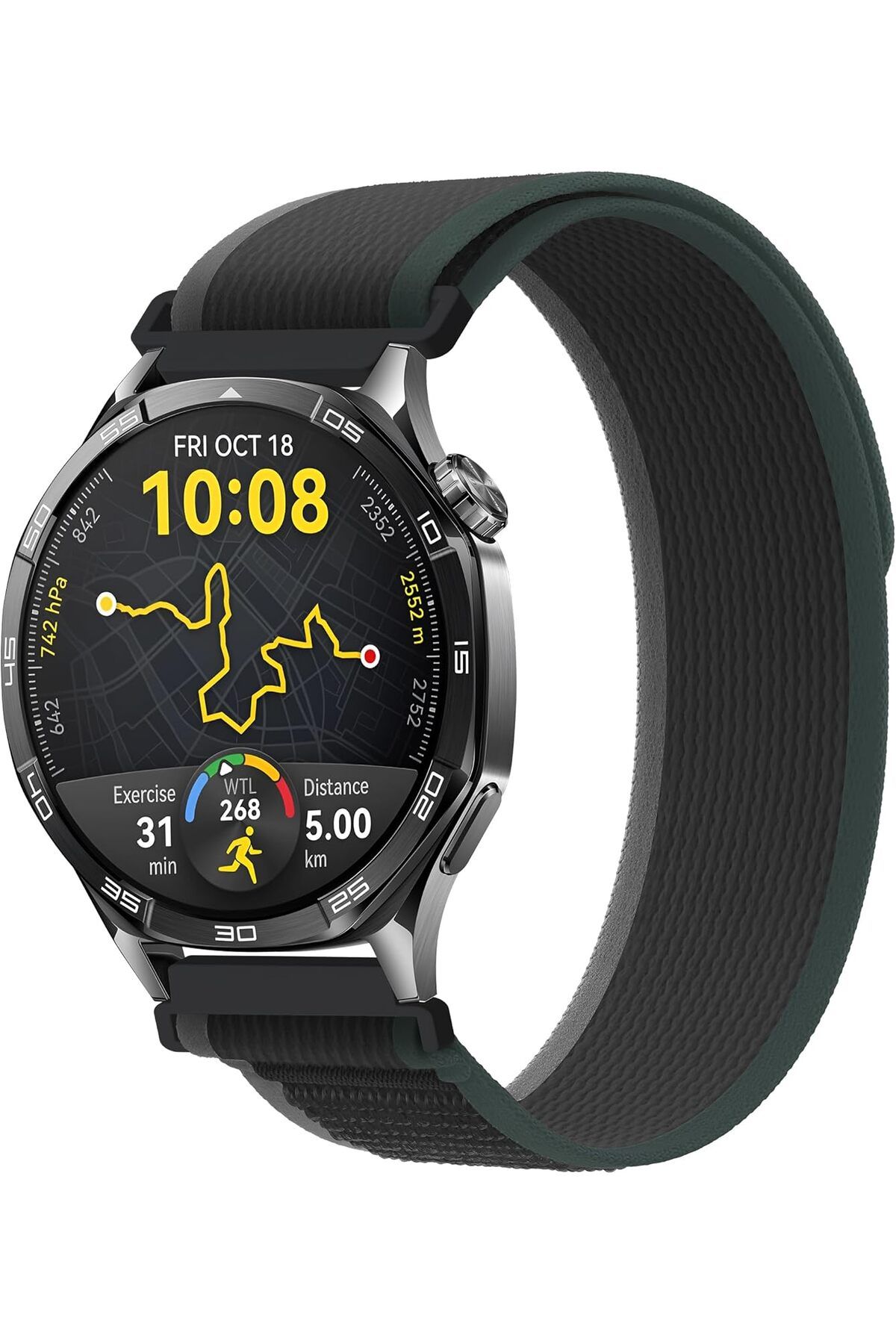 STOREMAX cmllashop 22mm ile Uyumlu Saatler için Trail Loop 46mm Yumuşak Kumaş Kordon Watch (GT5 Pro/GT5/G