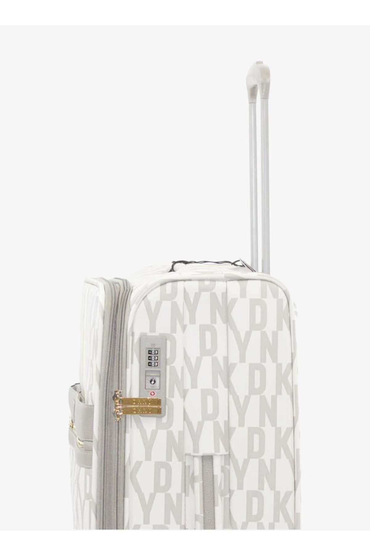 Dkny-Logo Print Softcase Trolley Bag With Retractable Handle 24''-m - Check-in 3