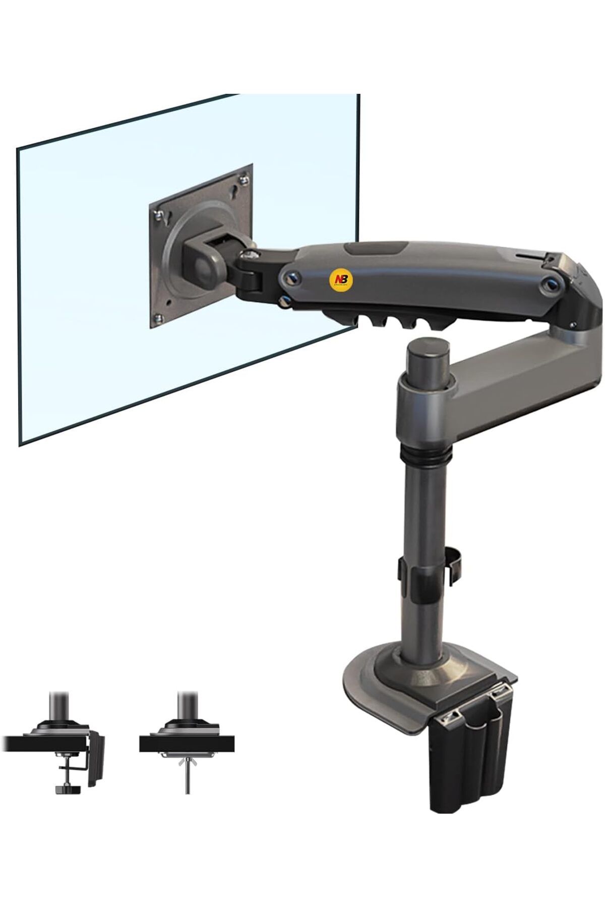 STOREMAX bystoreby Bayou Nb H100 17"-30" Amortisörlü 2-9 kg Monitör Tutucu Kol Stand NewDesing 646268