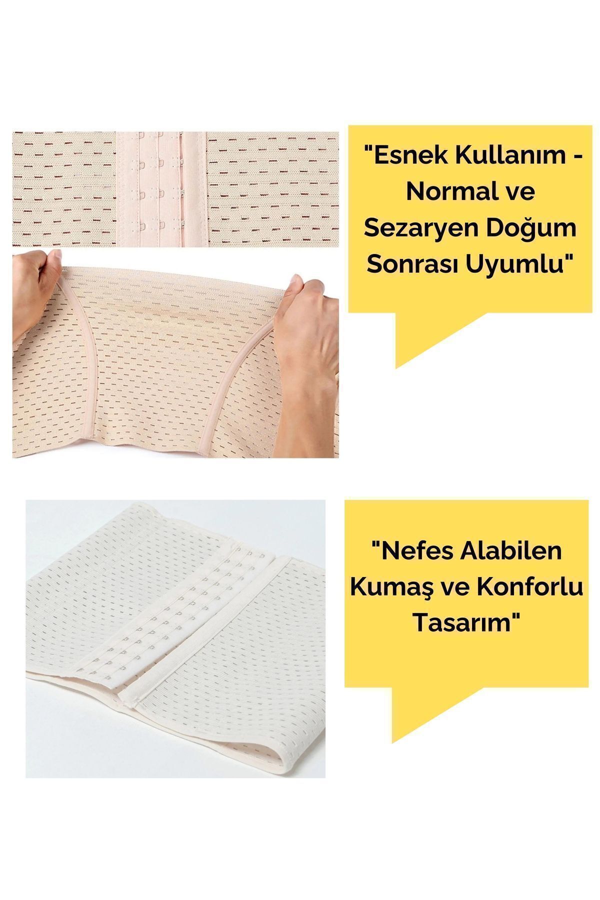 ARTUAL Kadın Doğum Sonrası Toparlayıcı Inceltici Lohusa Göbek Korse Bel Karın Zayıflama Şekil Korsesi fotoğrafı 4 (önizleme)