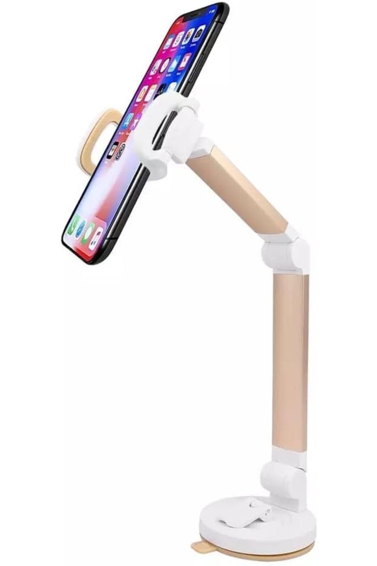 STOREMAX htpshopmx Araç Içi Telefon Tutucu 360° Ayarlanabilir Vantuzlu Masa Üstü Telefon Tutucu str http