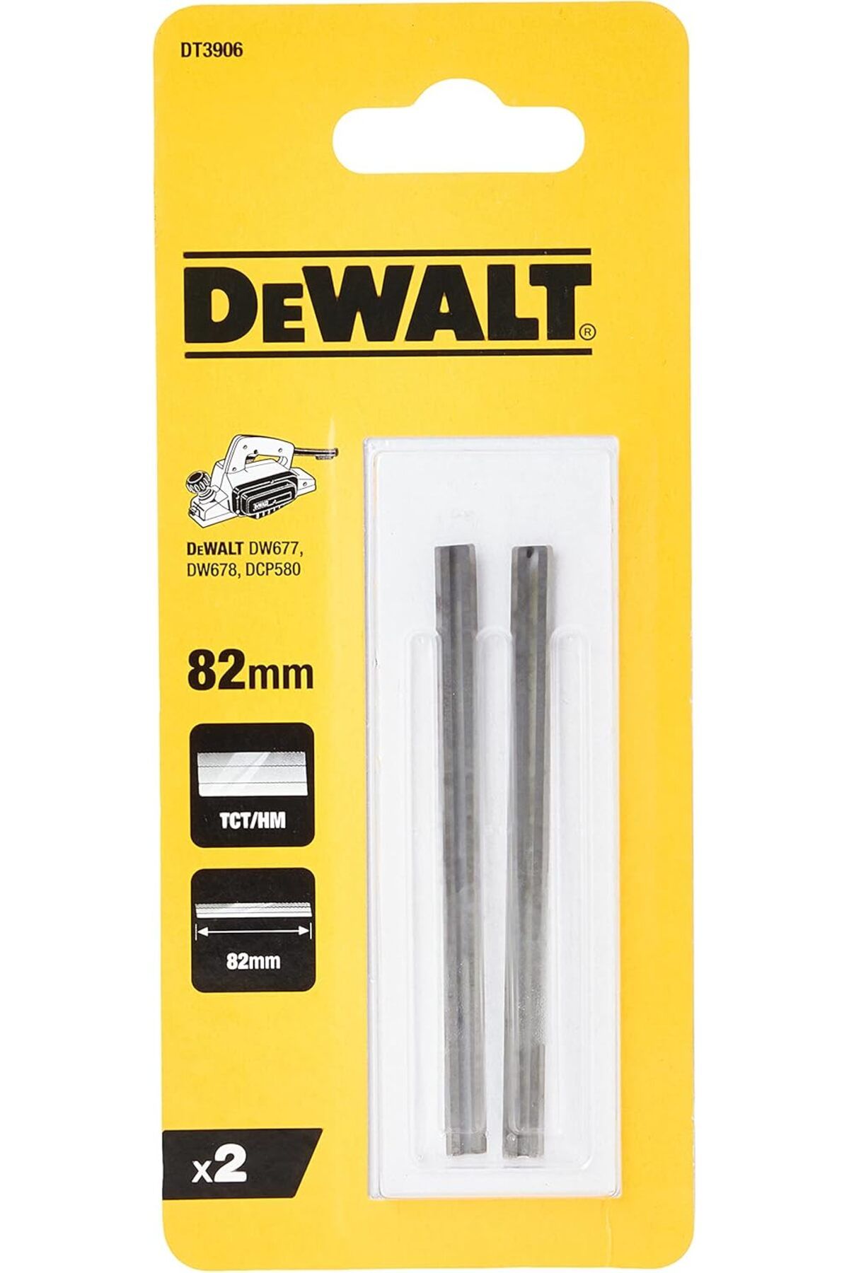 STOREMAX daliashops DT3906-QZ HSS PLANYA BIÇAK, 82 MM, 2 ADET Star Collection 542167