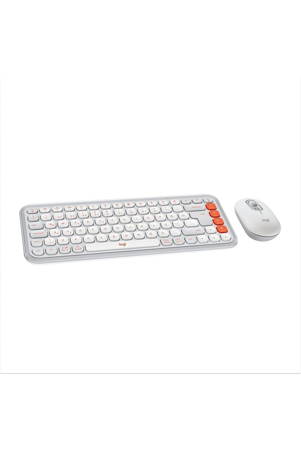 STOREMAX jvnnastore POP ICON COMBO Kablosuz Klavye ve Mouse Seti, Bluetooth, Konforlu Tasarım, Programlanabi