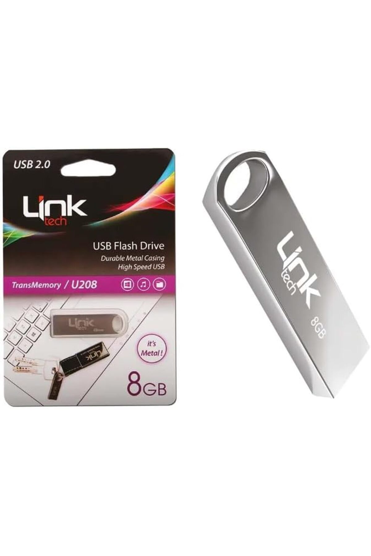 STOREMAX srh USB 3.0/2.0 U208 Ultra Metal 25mb/s 8GB USB Flash Bellek (8, GB) trendy 266450