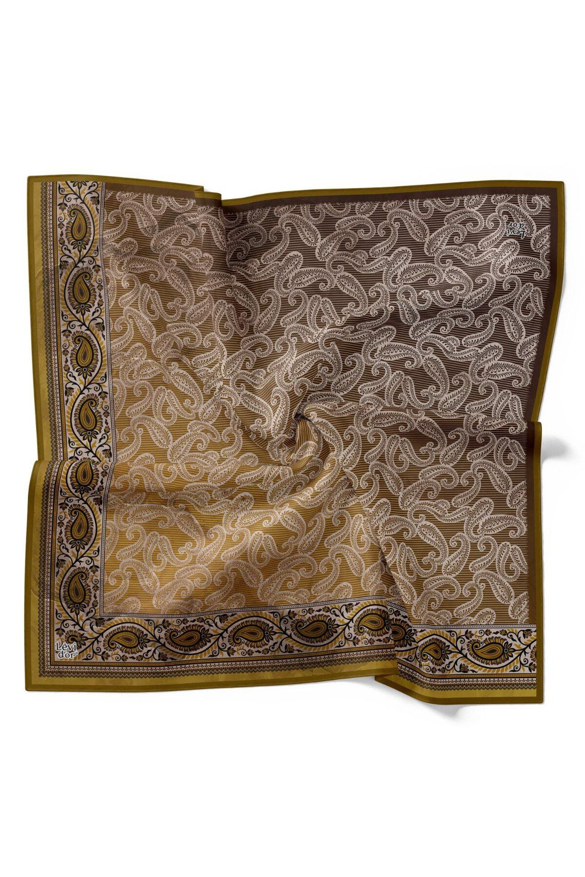 Levidor-Shawl Pattern Sparkling Crystal Scarf 1
