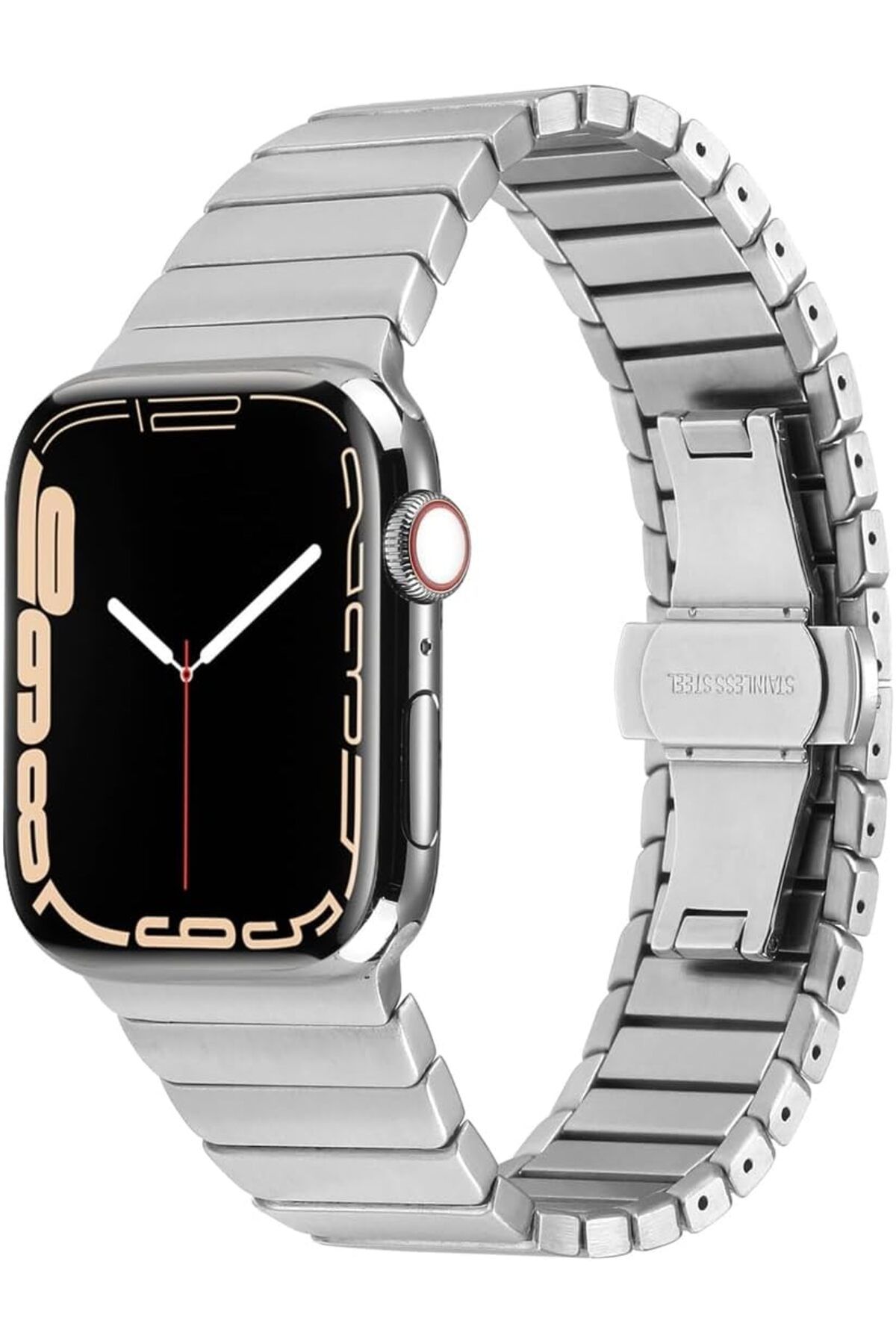 STOREMAX lbstorex İle Uyumlu Watch 42mm Kordon KRD-79 Metal Strap Kayış Gümüş Newdsng 1116818