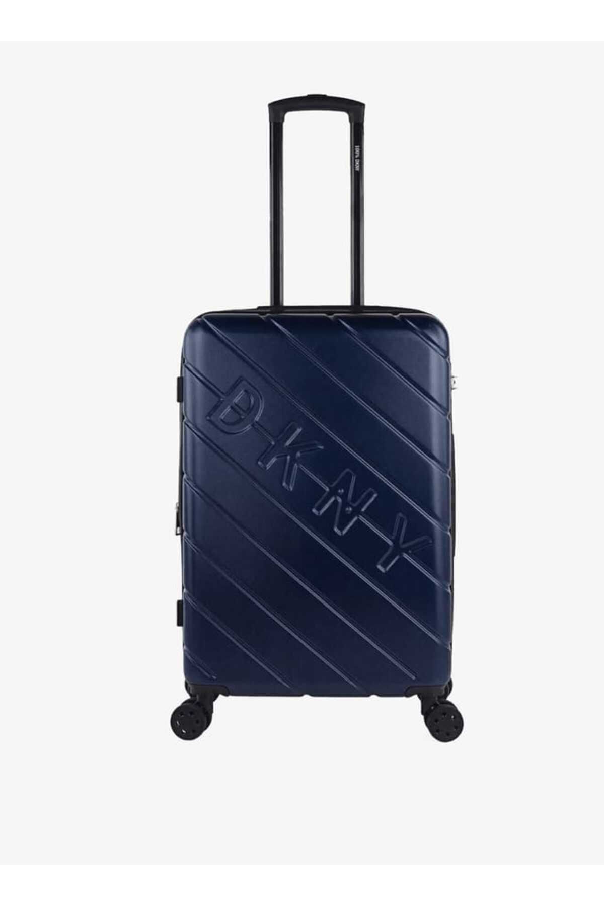 Dkny-Textured Hardcase Trolley Bag With Retractable Handle 24''-m - Check-in 2