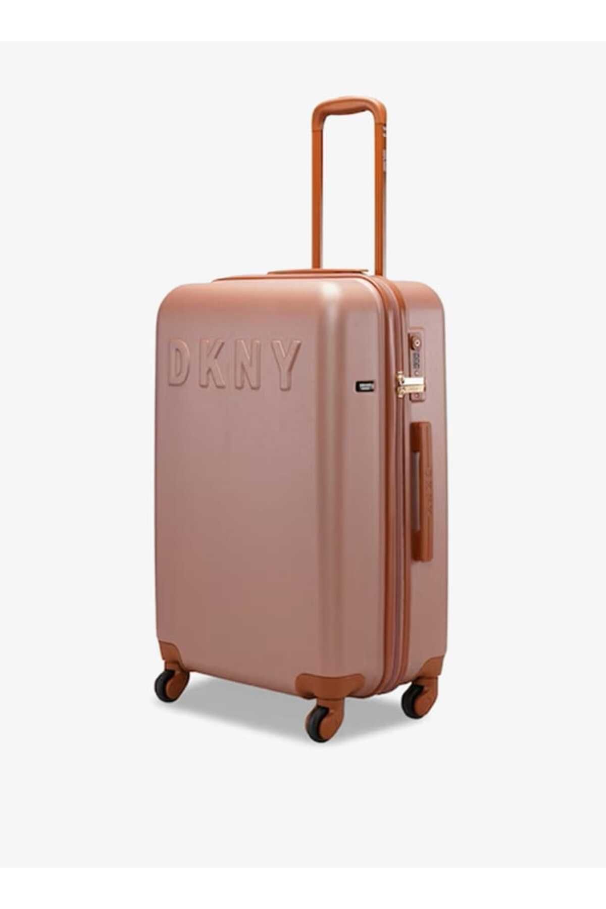 Dkny-Logo Detail Hardcase Trolley Bag With Retractable Handle 24''-m - Check-in 3