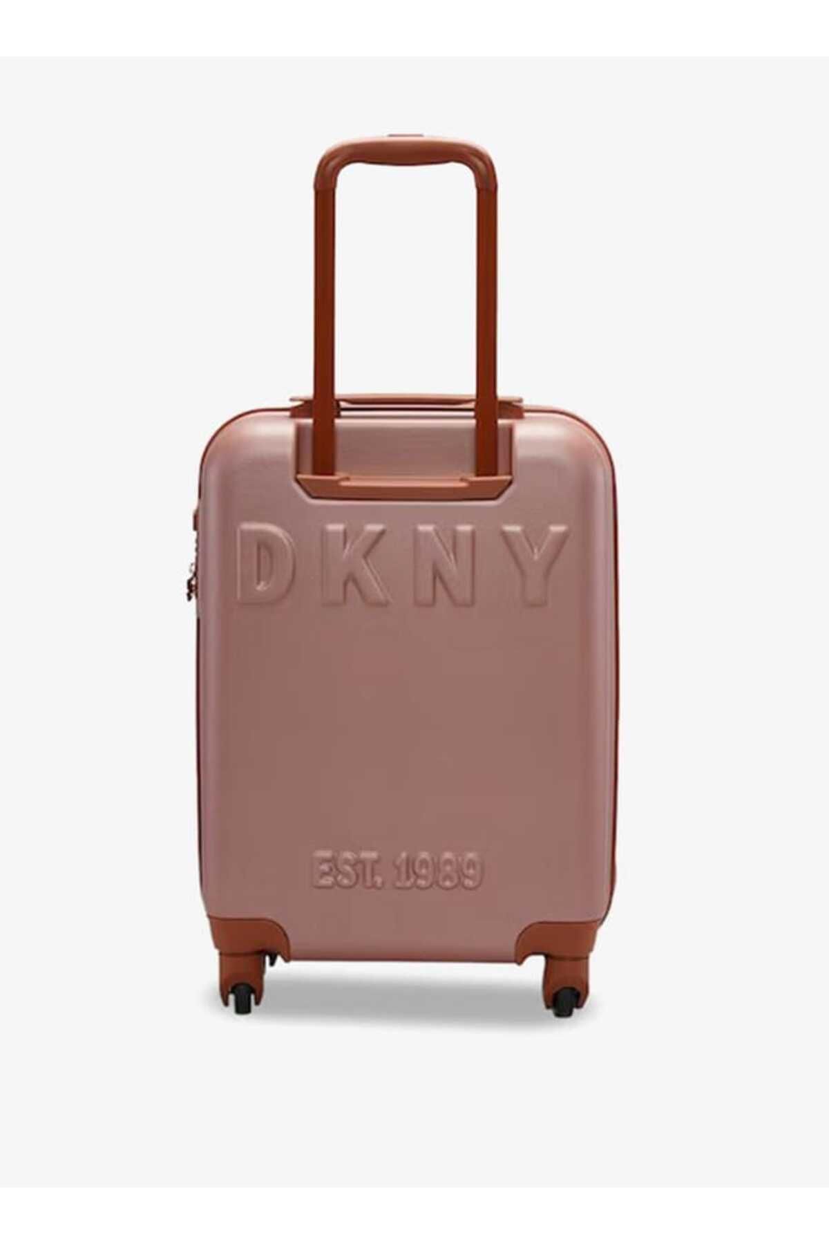 Dkny-Logo Detail Hardcase Trolley Bag With Retractable Handle 20''-s - Cabin 4