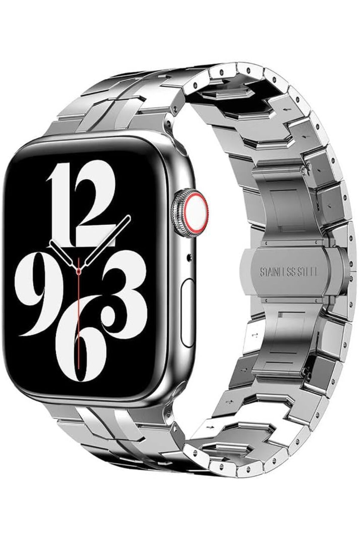 STOREMAX cmllashop İle Uyumlu Watch 42mm KRD-63 Metal Kordon Gümüş 542093