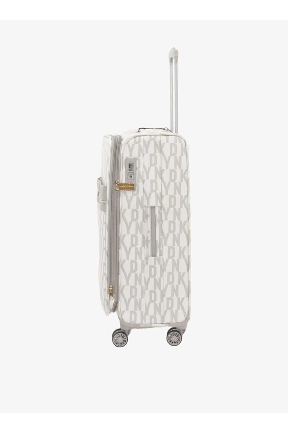 Dkny-Logo Print Softcase Trolley Bag With Retractable Handle 24''-m - Check-in 2