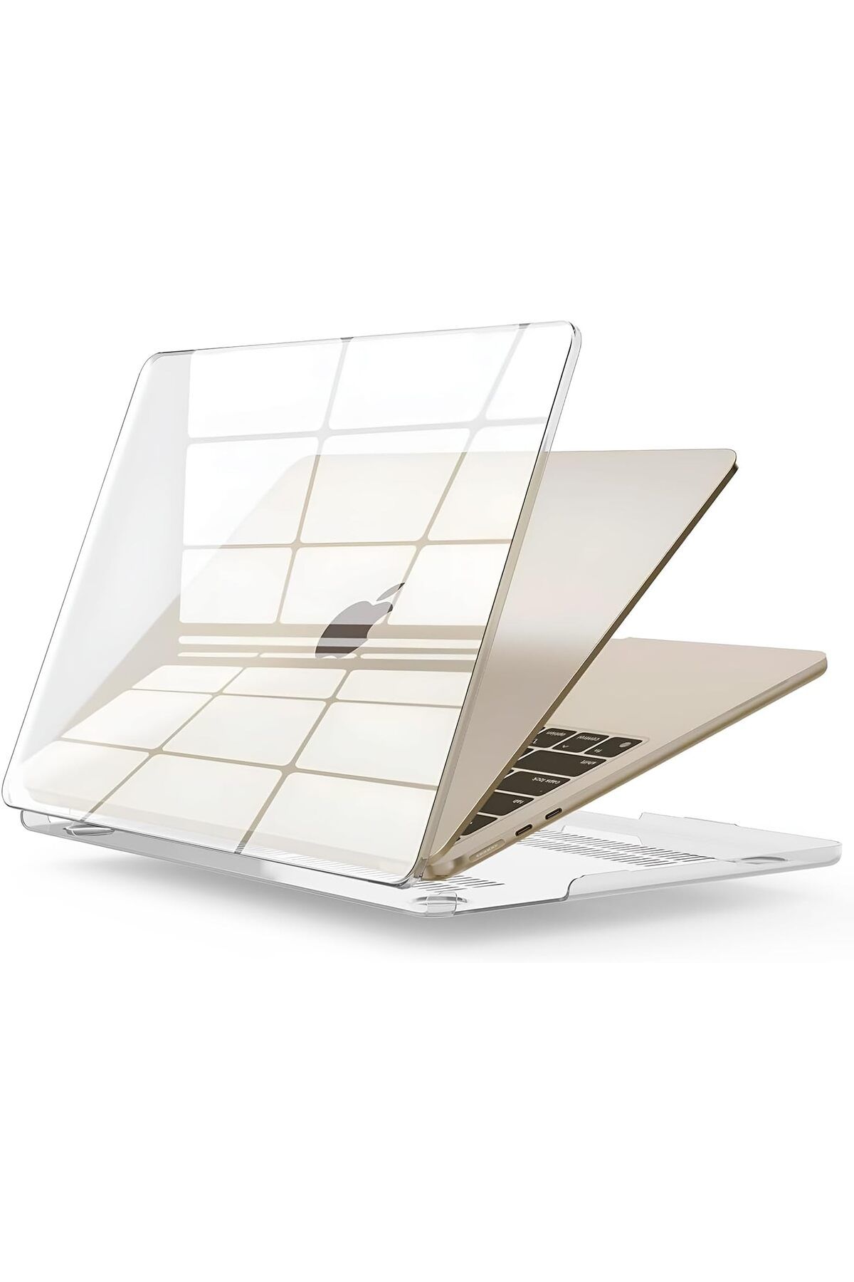 STOREMAX srhtDS Macbook Air m1 için Sert Kılıf (Super Şeffaf, 13.6 inç 2022-2023-2024-2025) Desing 26645