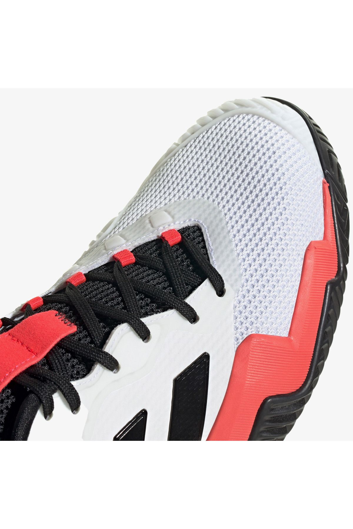 adidas-Barricade 13 Men's White Tennis Shoes 8