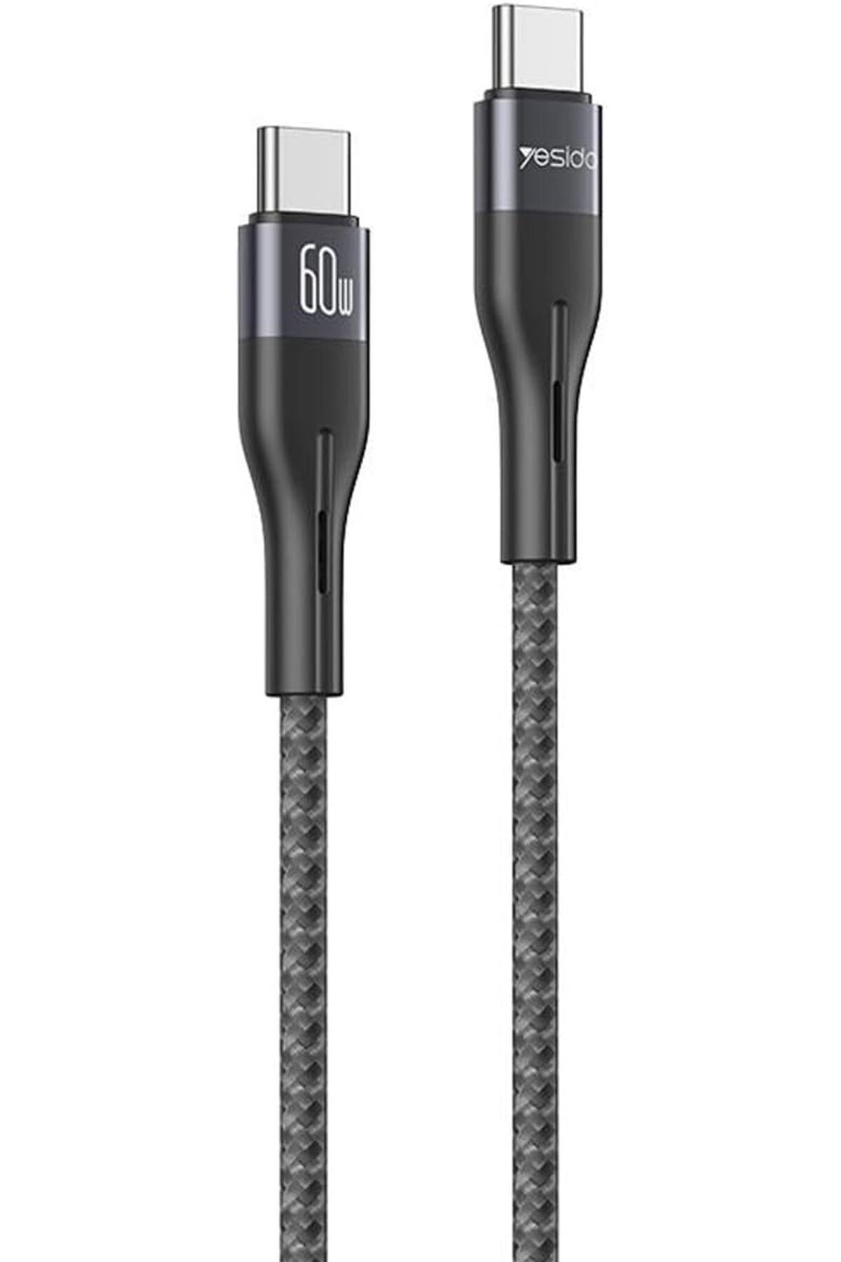 STOREMAX cmllashop 60W Pamuk Örgülü Type-C to Type-C PD Hızlı Şarj Kablosu 1M 542093