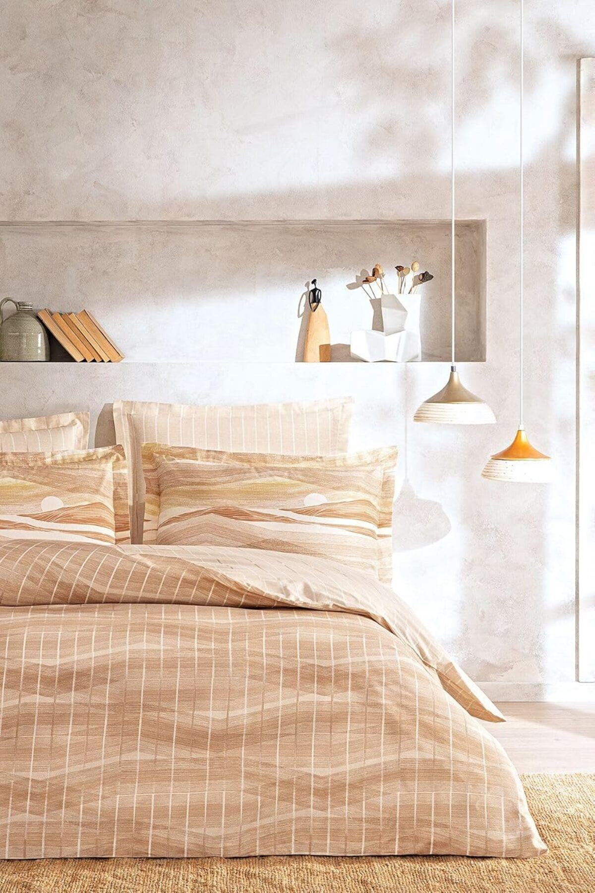 STOREMAX Çift Kişilik Ranforce Nevresim Takımı - Kiremit 200 x 220