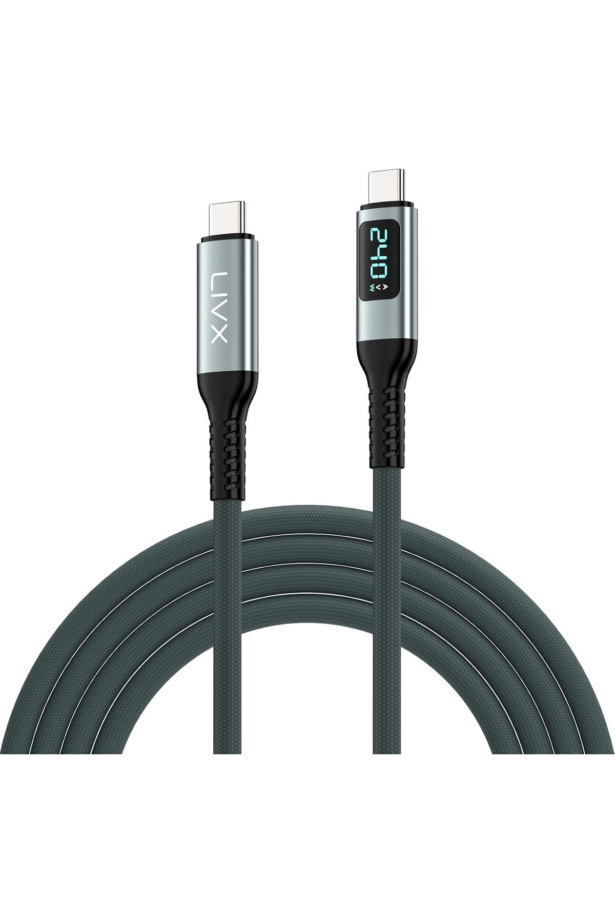 STOREMAX lvnmblya Thunderbolt 4 Type C to Type C 240W Hızlı Şarj 8K@60Hz Görüntü Aktarımı 40Gbps Veri