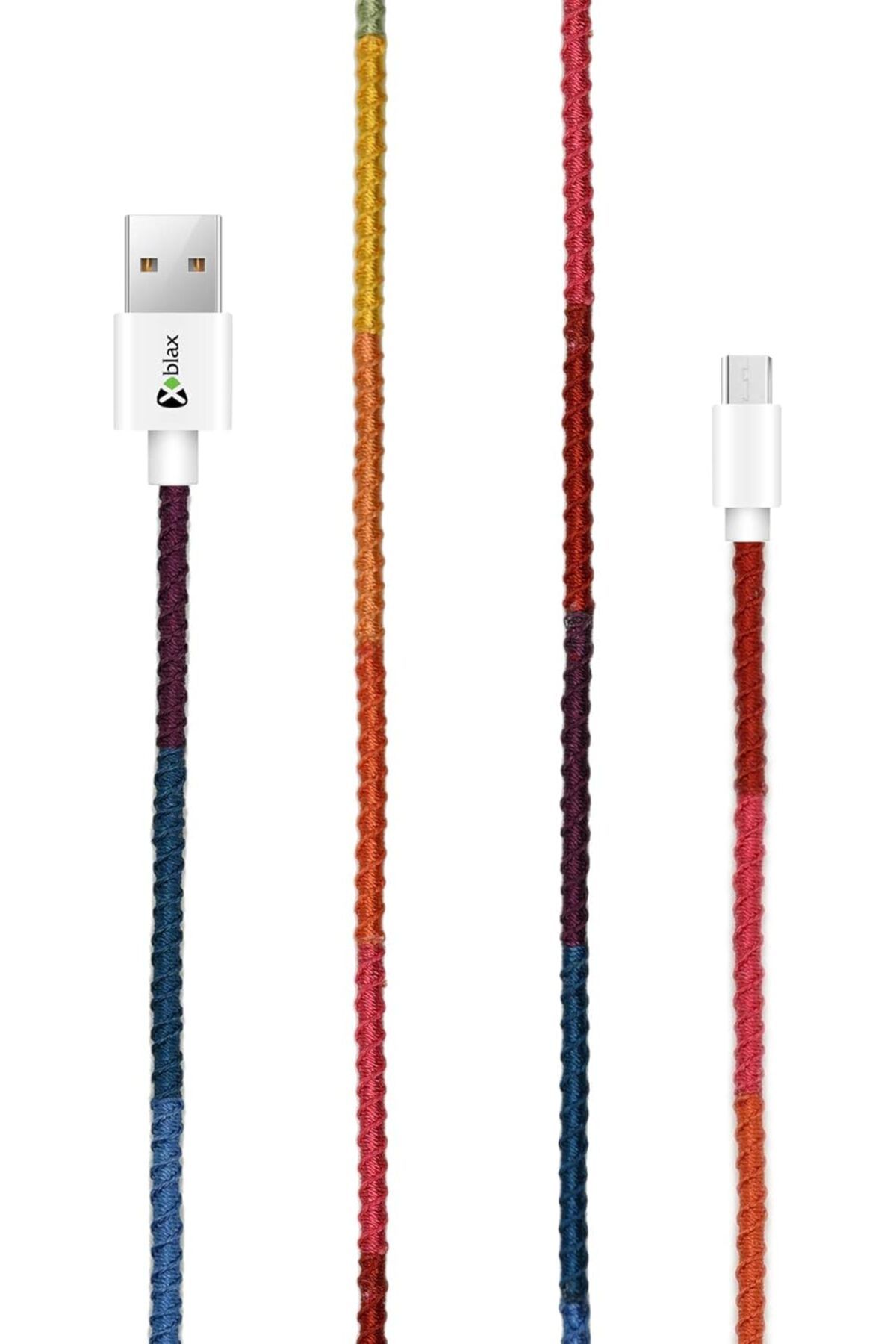 STOREMAX srhtDS Handmade CC-003 Handmade Rainbow Micro Android Şarj ve Data Kablosu, 100 cm Desing 266450