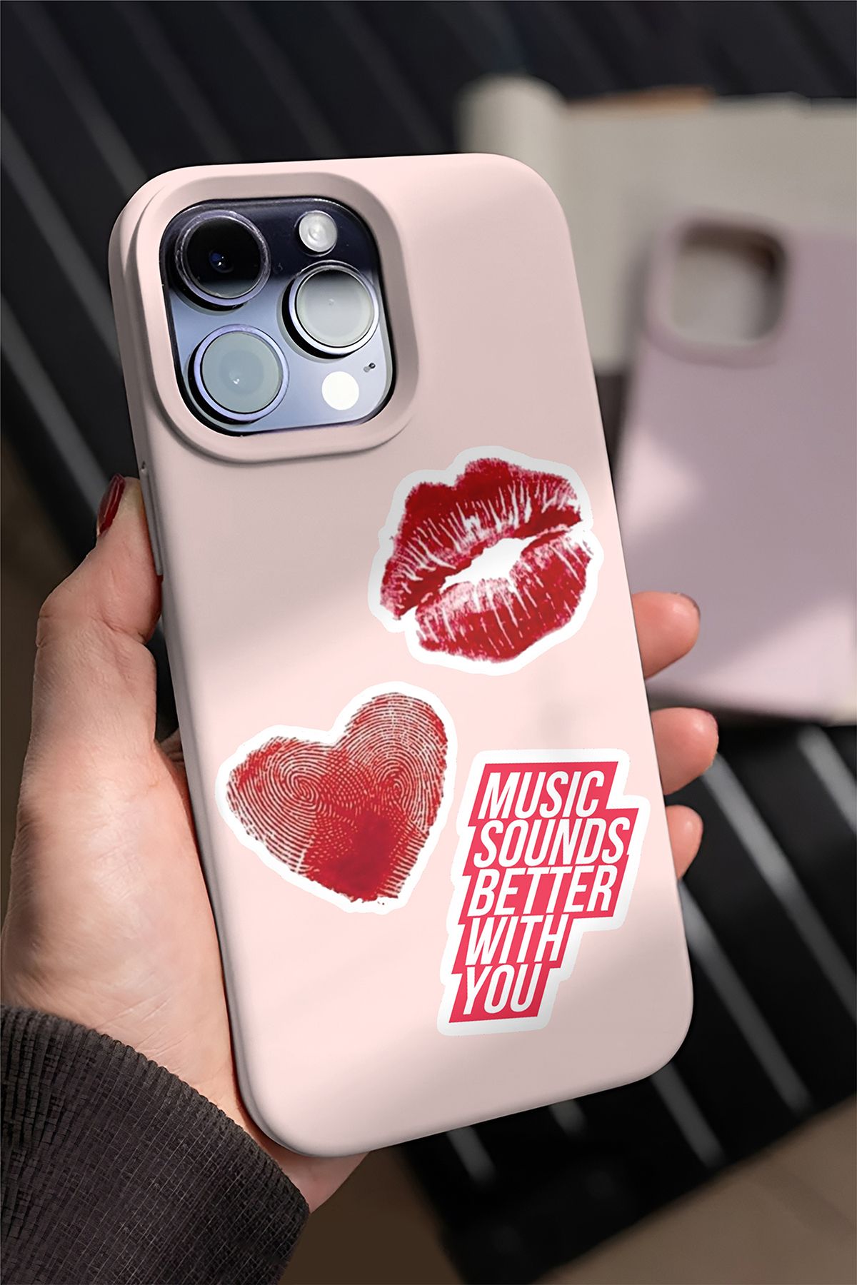 AR Sticker-Autocolant pentru tabletă pentru laptop, notebook, roșu Vsco Pachet avantajos 1 - 5SET 2