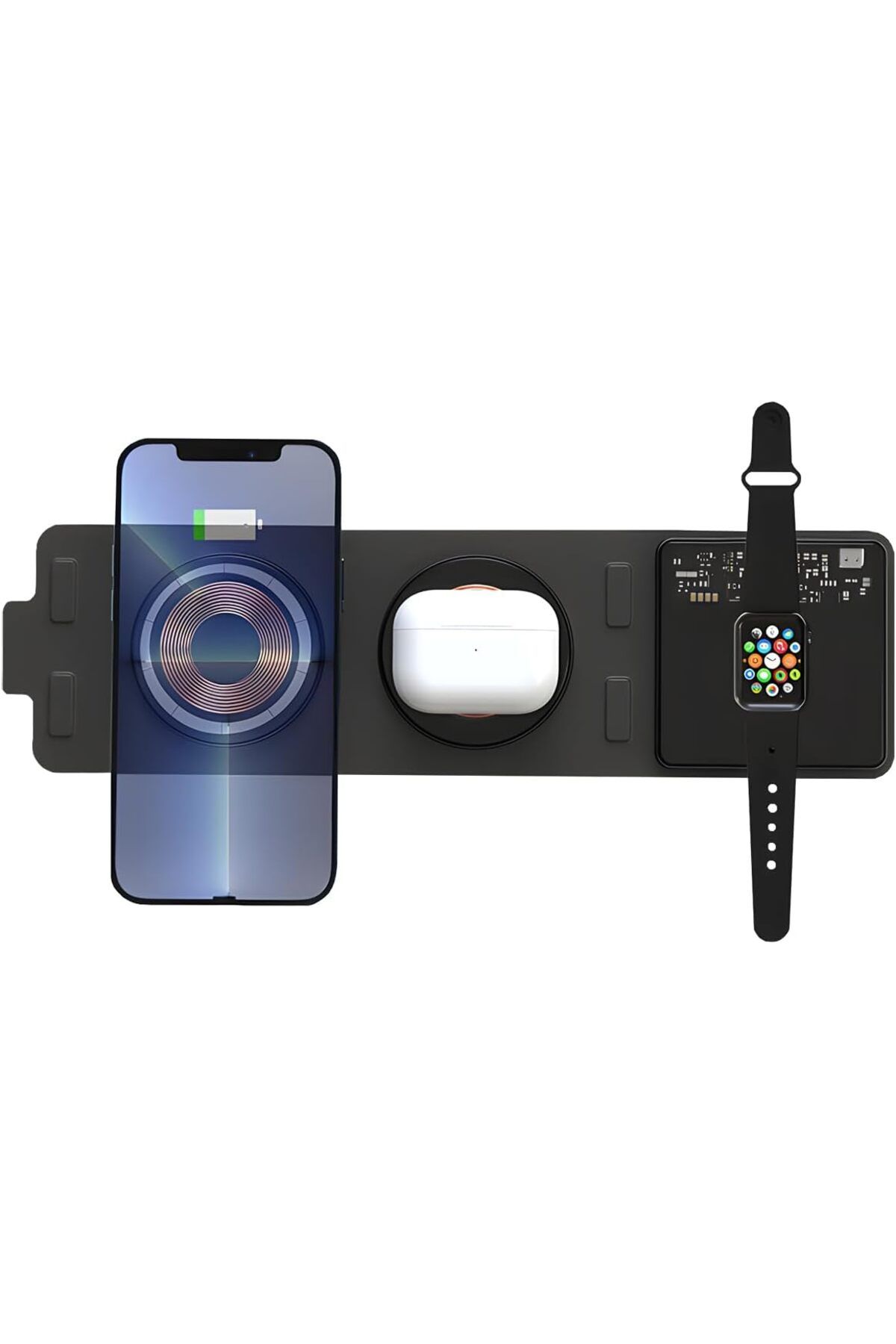 STOREMAX sellbuystore LABS BL36 5W 3in Manyetik Magsafe Uyumlu Katlanabilir Hızlı Kablosuz Şarj İstasyonu