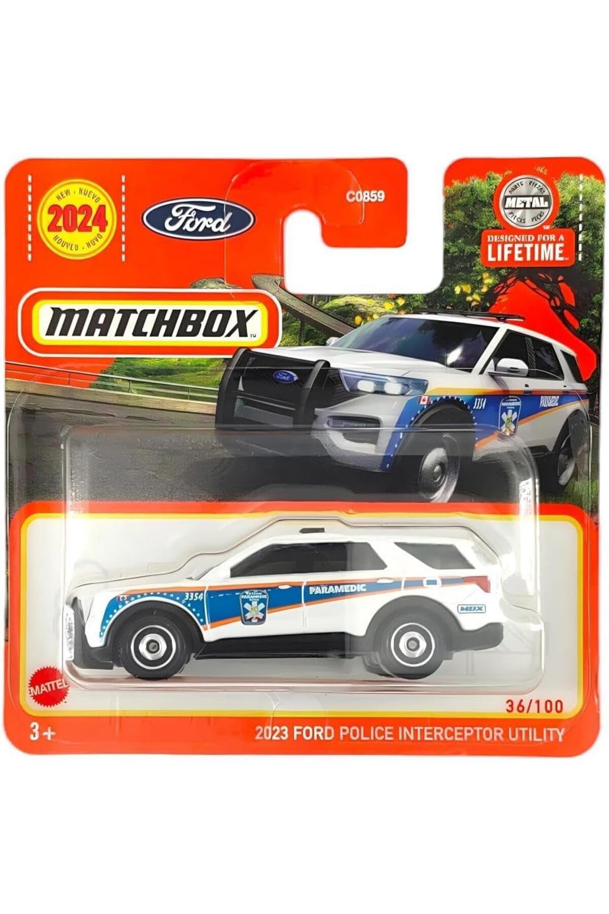 STOREMAX nffashopm C0859 1:64 Tekli Arabalar 2023 Ford Police Interceptor Utility HVN42 storestarx 1051353