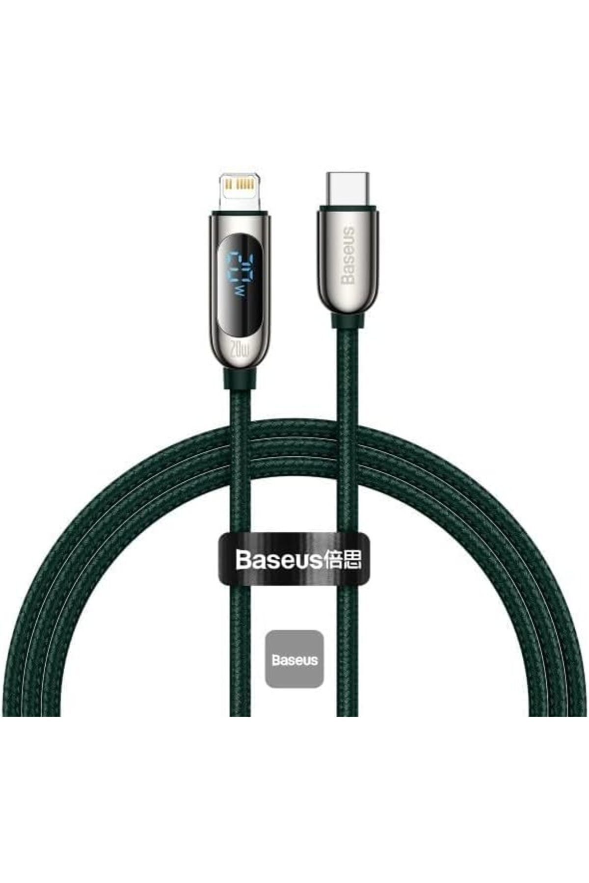 STOREMAX lbstorex Display Hızlı Şarj Kablosu Type-C to IP 20W, 2m, Yeşil Newdsng 1116818