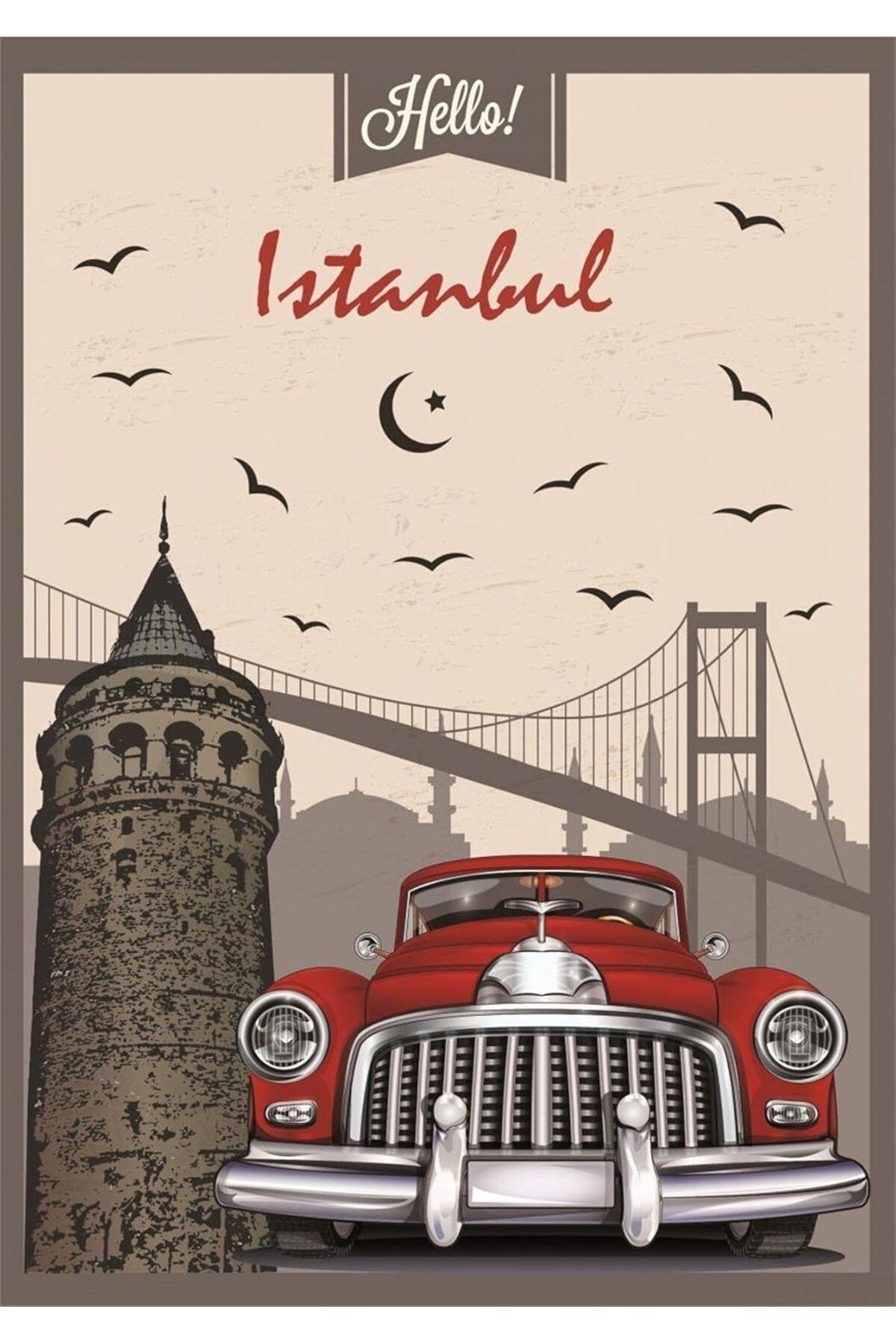 STOREMAX acelya Company Hello İstanbul 1000 Parça Puzzle Star Shop Trend 1058548
