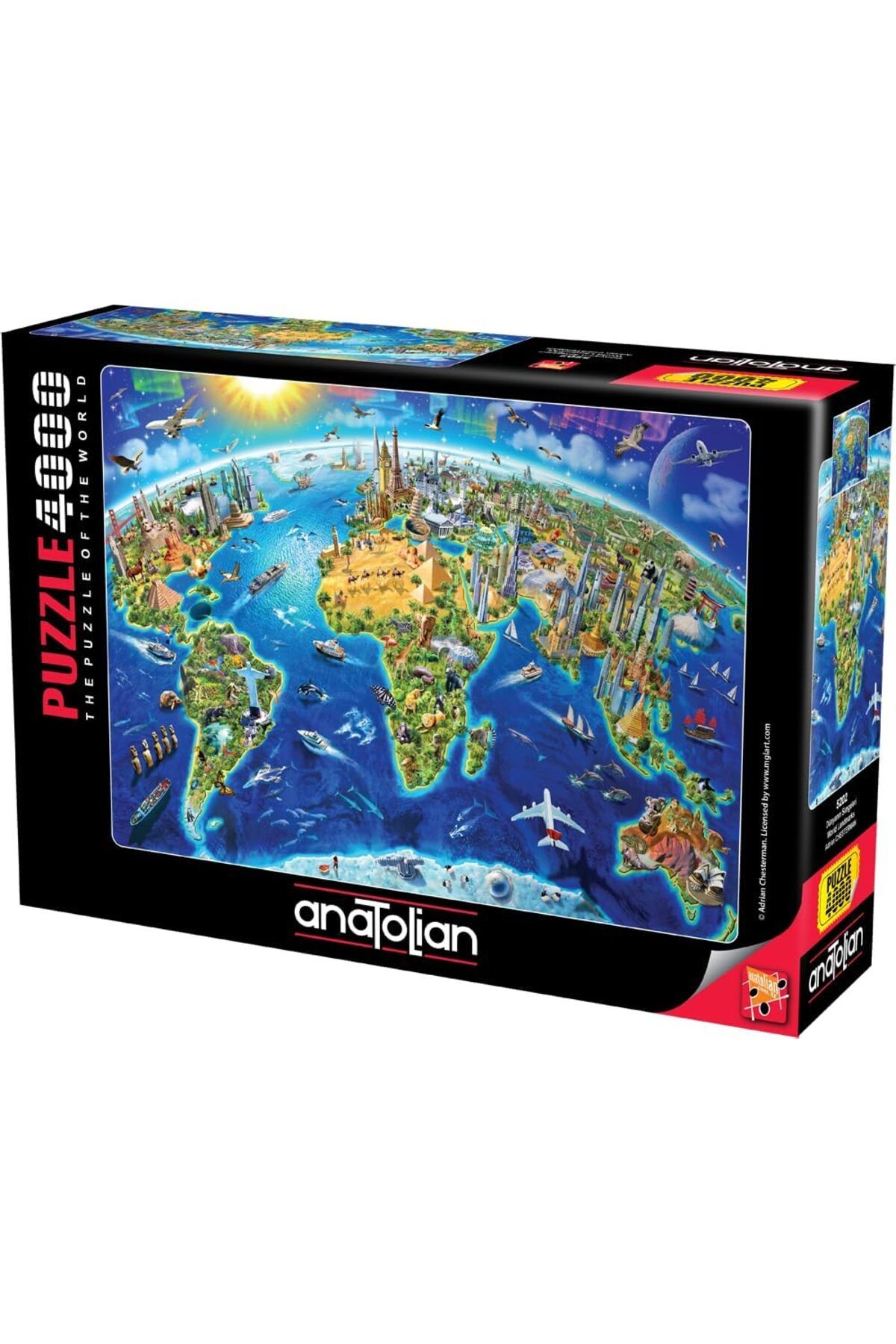 STOREMAX nffashopm 4000 Parça Puzzle: Dünyanın Simgeleri storestarx 1051353