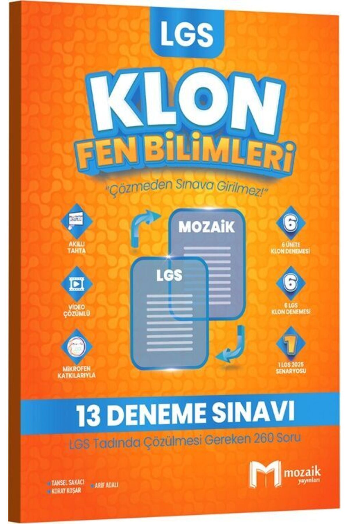 Mozaik Yayınları Mozaik Yayınları 8. Sınıf LGS Fen Bilimleri Klon 13 Deneme