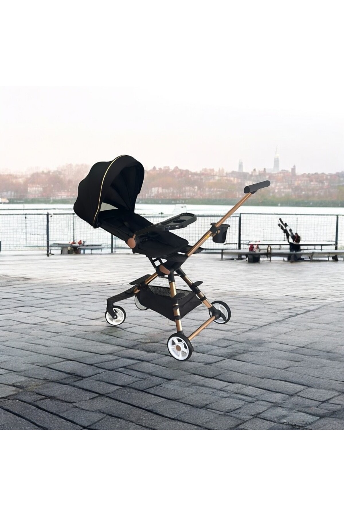 XKABU GRAND STAR 360 Derece Dönebilen Çift Taraflı Kabin Boy Bebek Arabası fotoğrafı 5 (önizleme)