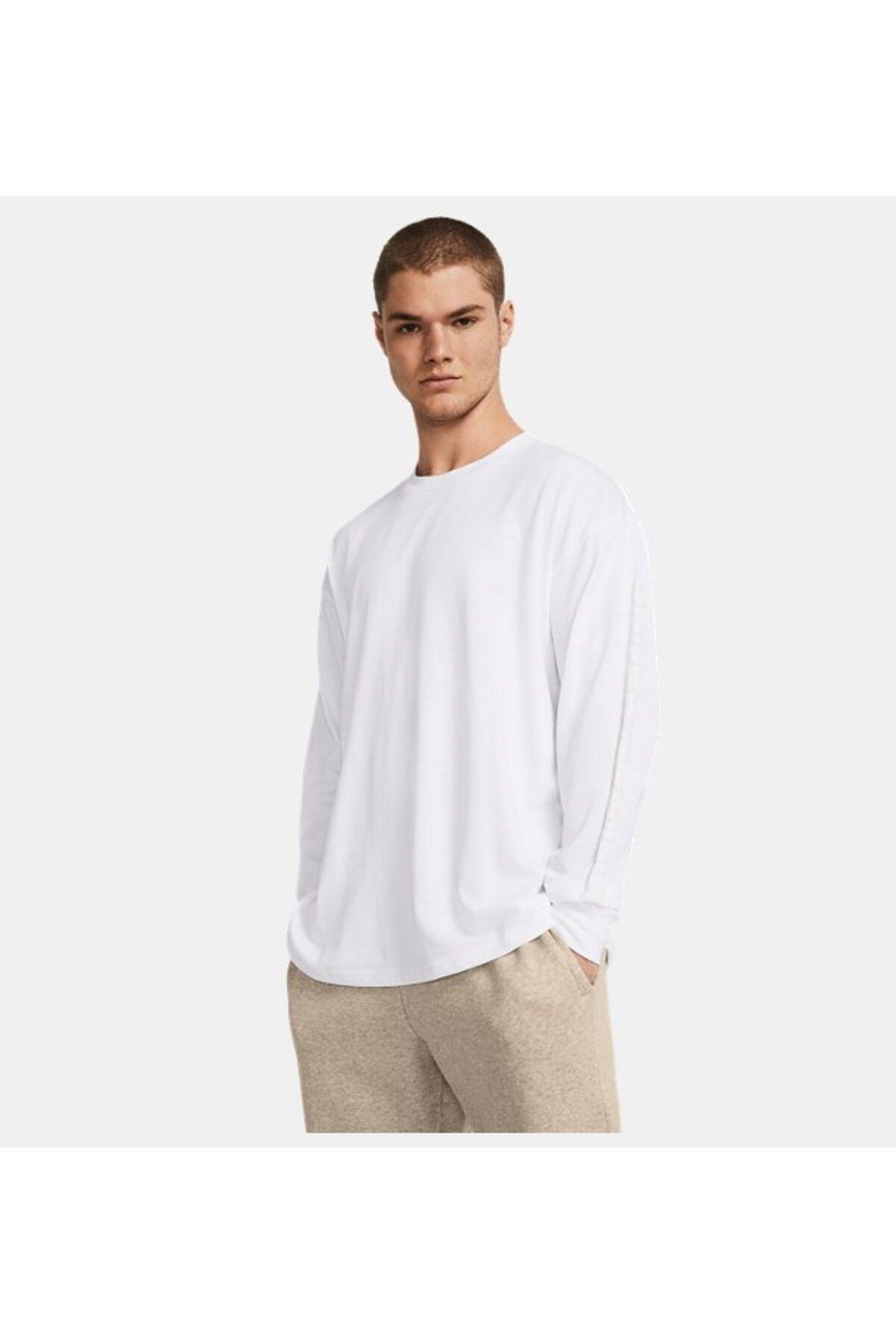 Under Armour Mânecă Lungă Ua Heavyweight Tonal Wordmark Pentru Bărbați 1382890 -100 Masculin - XL