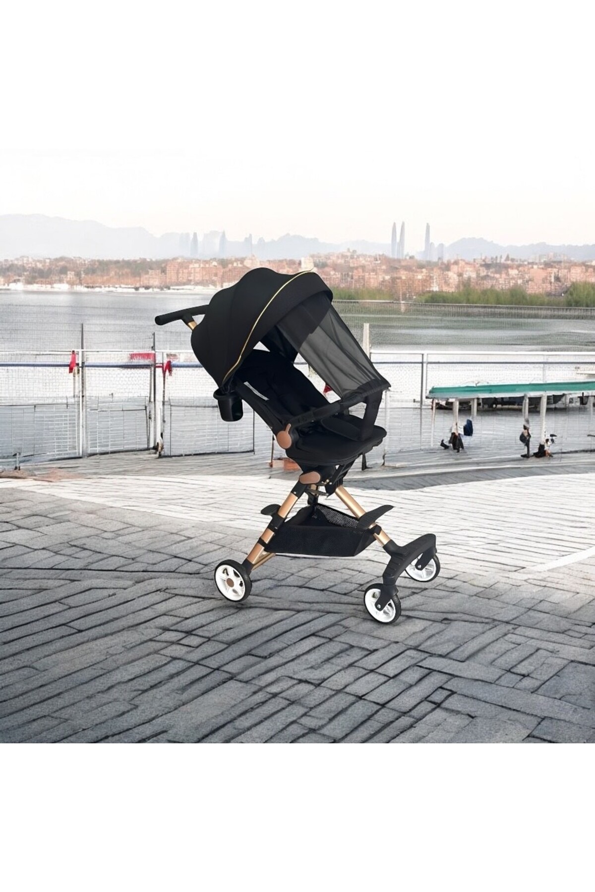 XKABU GRAND STAR 360 Derece Dönebilen Çift Taraflı Kabin Boy Bebek Arabası fotoğrafı 6 (önizleme)