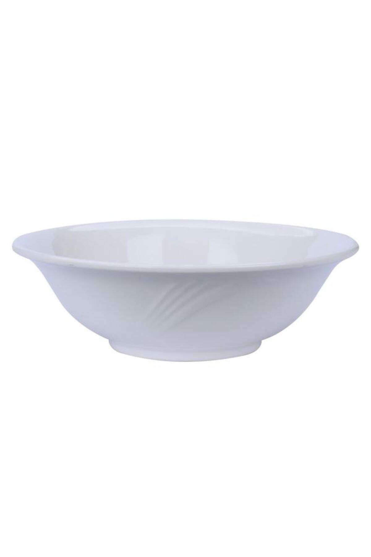 ALSAIF-Melamine Deep Plate 6.2 Inches Round White 1