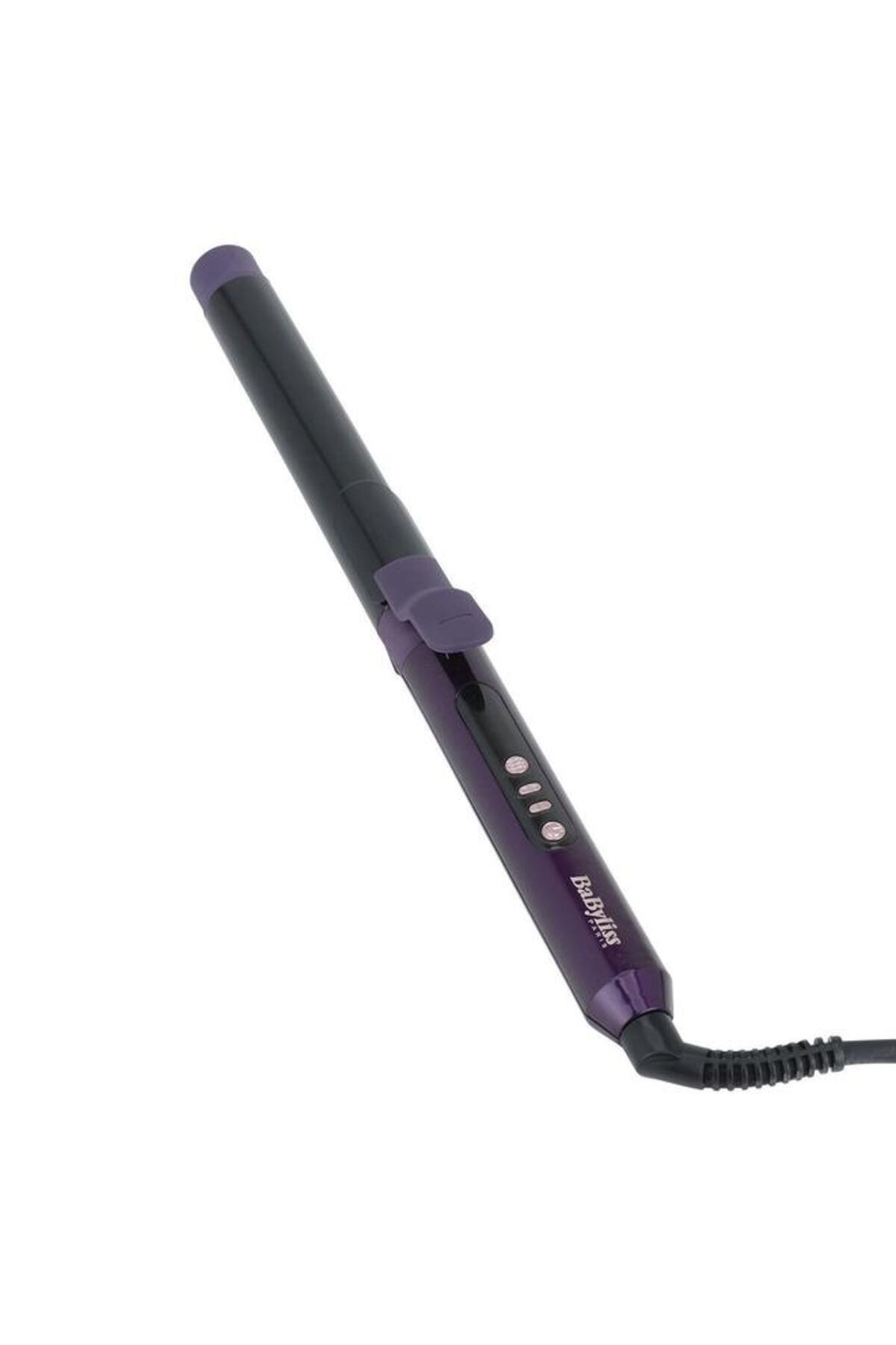 ALSAIF-Hair Curler 6 Heat Levels 25Mm Ceramic Plates 160 210 Degrees Purple 4