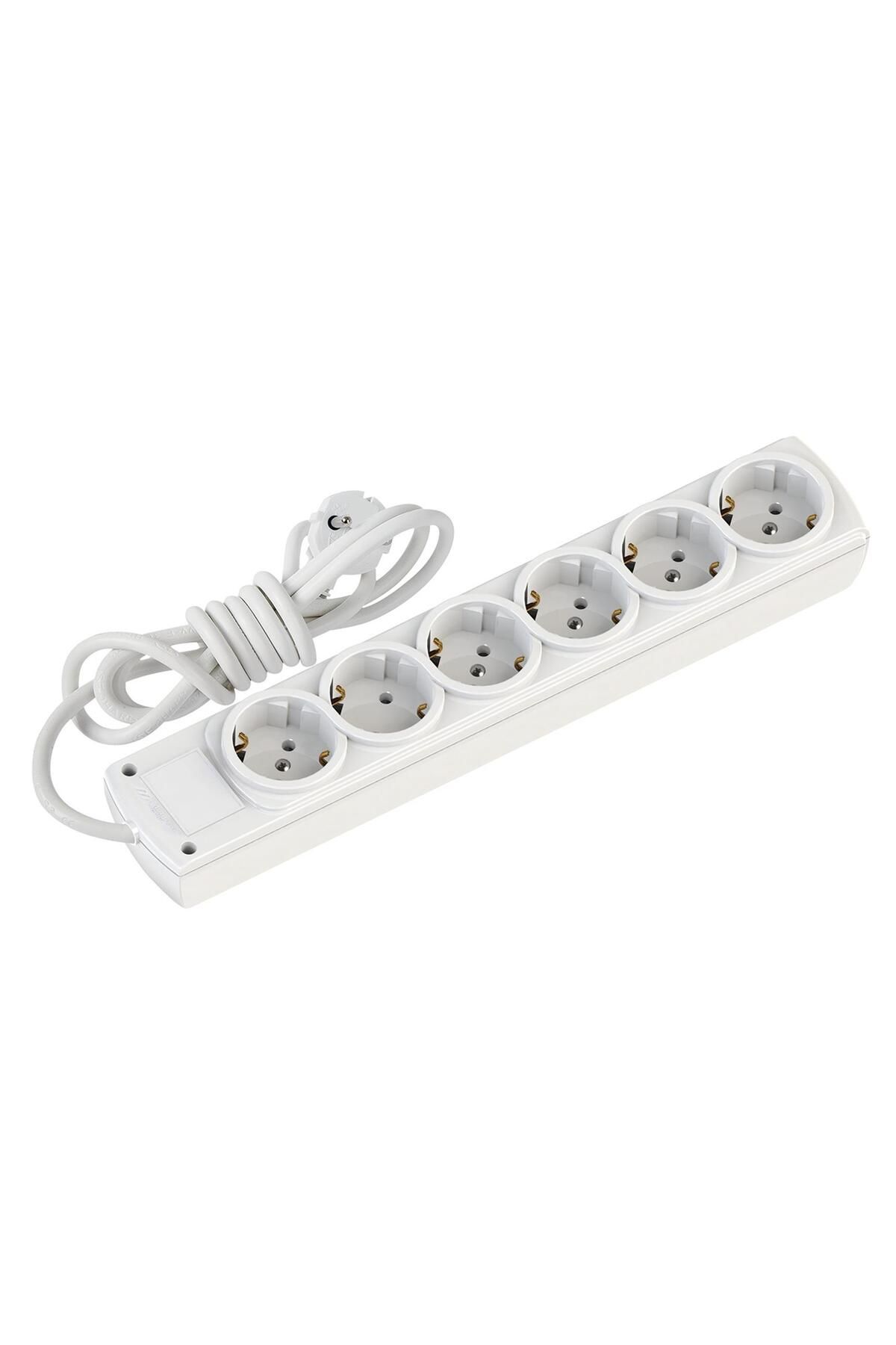 Mutlusan-Ri-Tech Grounded Group Socket 1 Meter 6-Plus Extension Socket 1