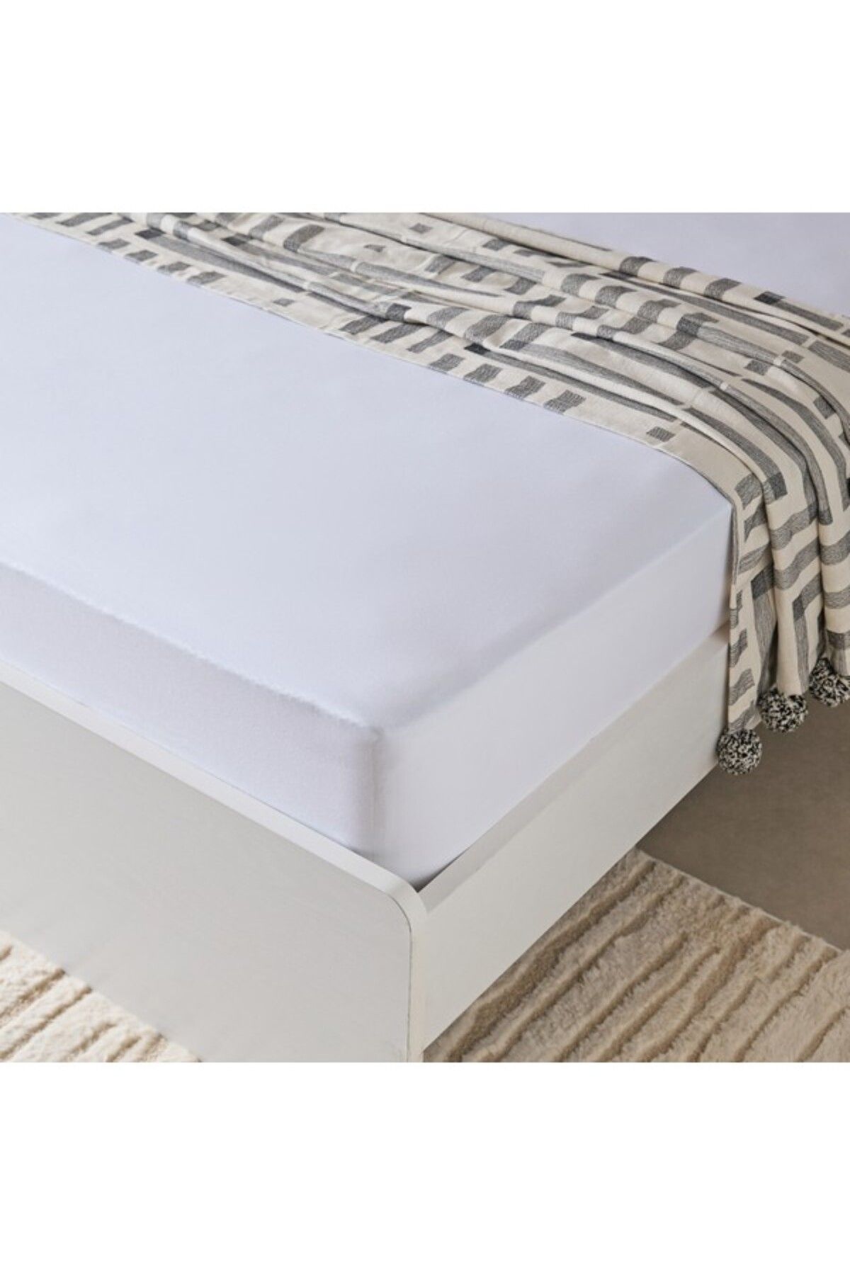 Home Box-Essential Cotton King Fitted Sheet 180x200+36 cm 3