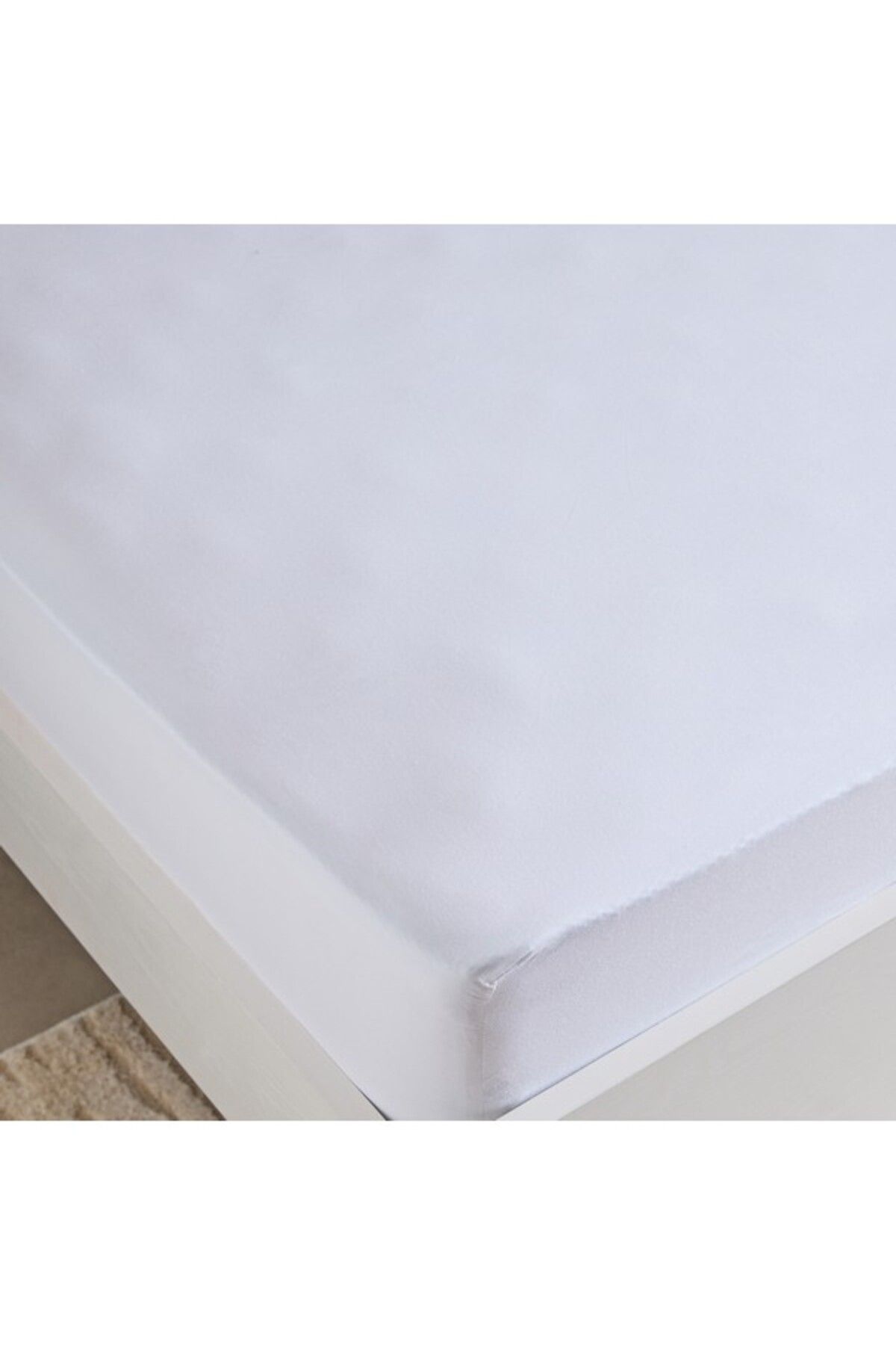 Home Box-ملاءة سرير مزدوجة من القطن الأساسي مقاس 140×200+36 سم 4
