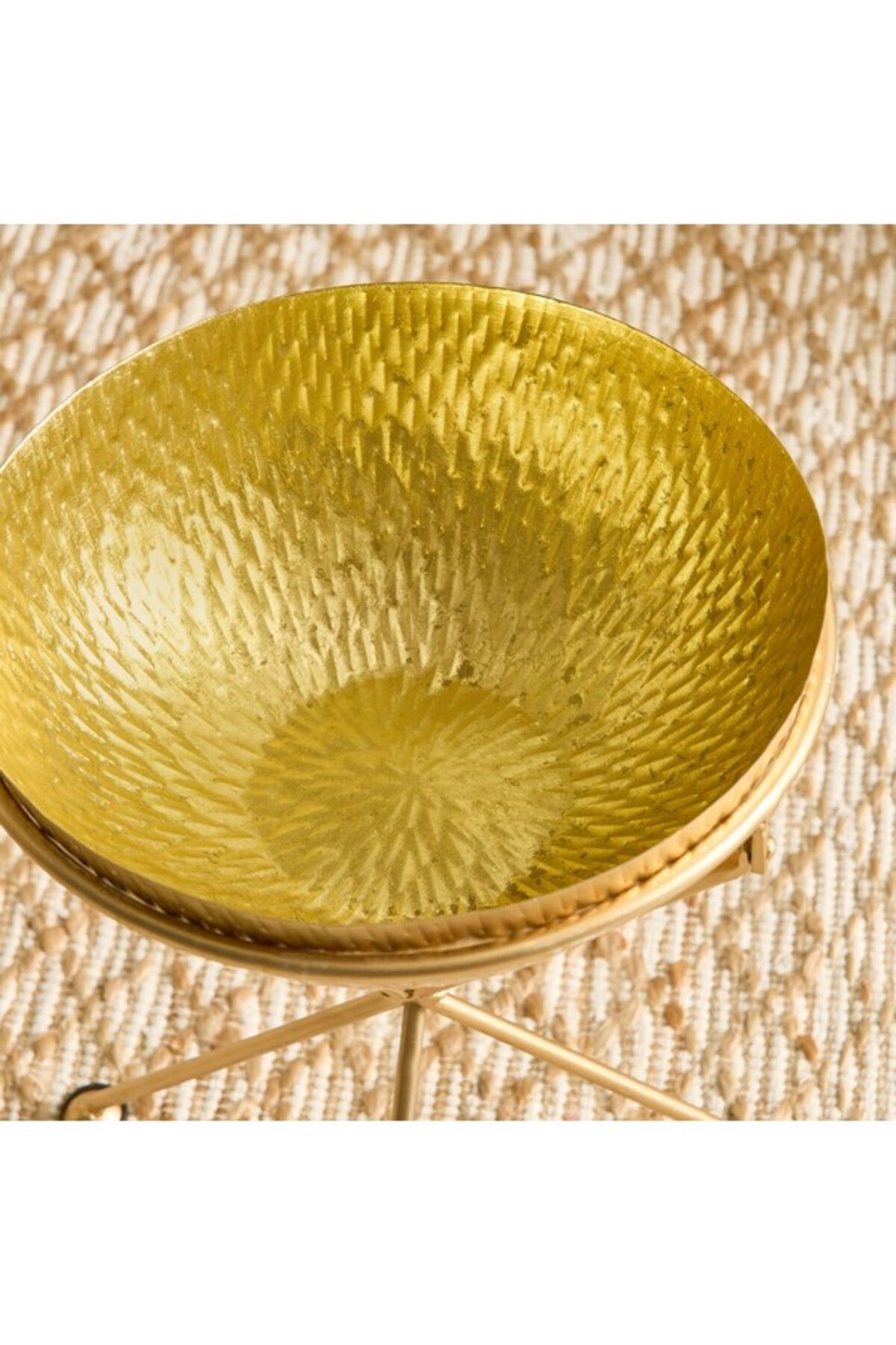 Home Box-Neom Metal Urli Tray with Stand 31x31x45 cm 4