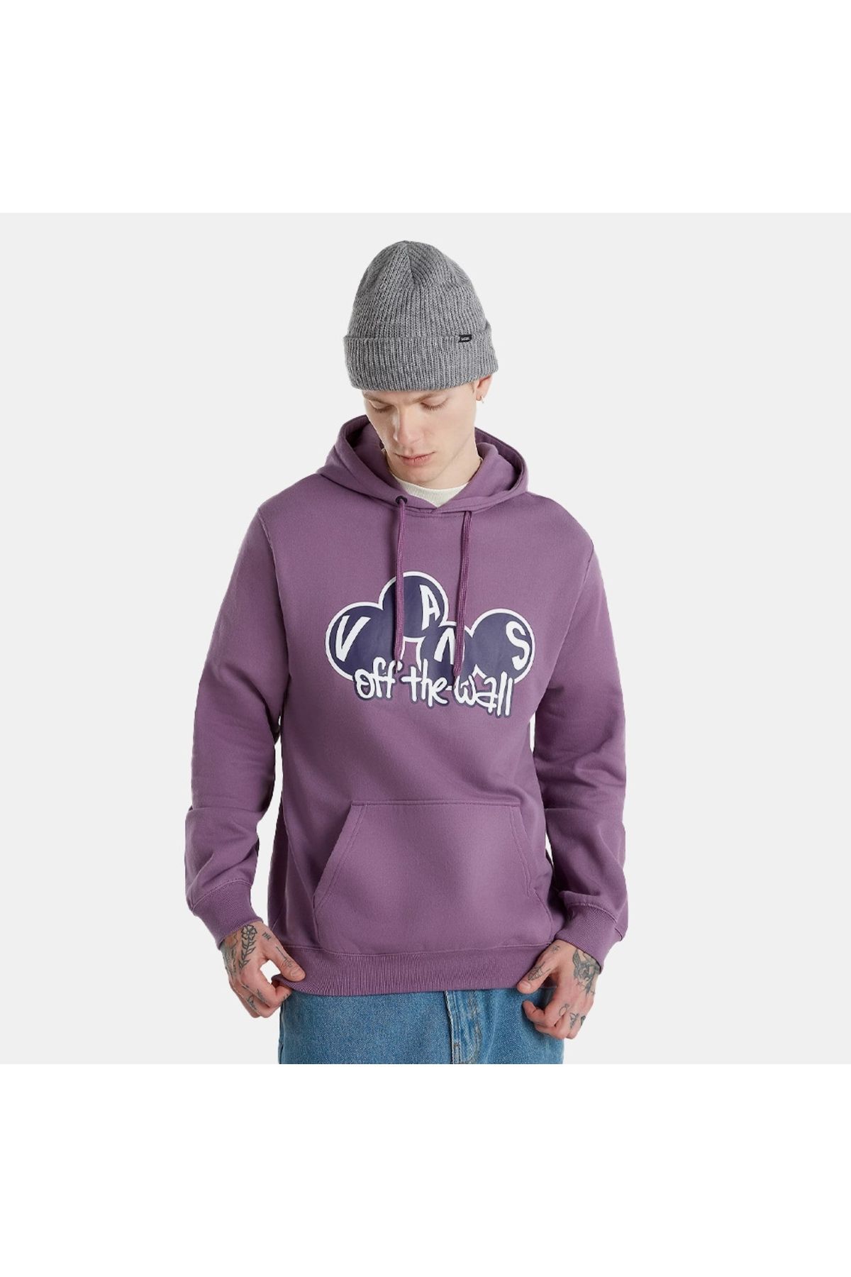 Vans-Hanorac Vans fialový Scuttle Grape Jam pro barbați 2