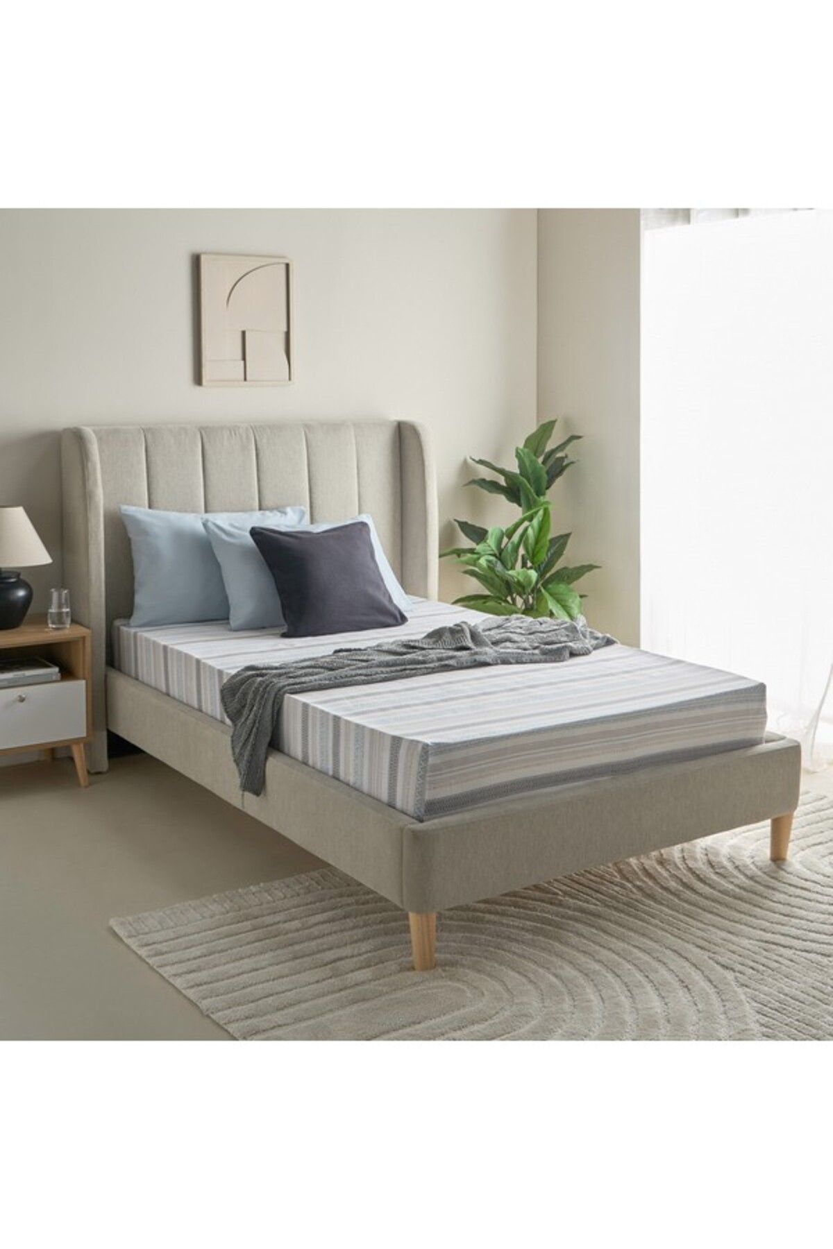 Home Box-Albania Oran Polycotton Twin Flat Sheet 170x260 cm 7