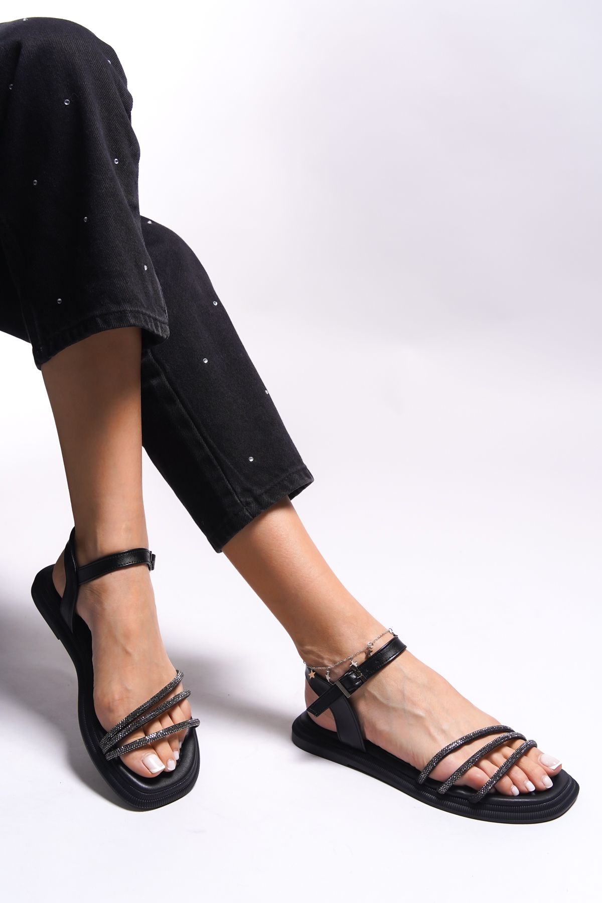 Riccon-Varvaesh Damen Sandalen0012110 Schwarz 6