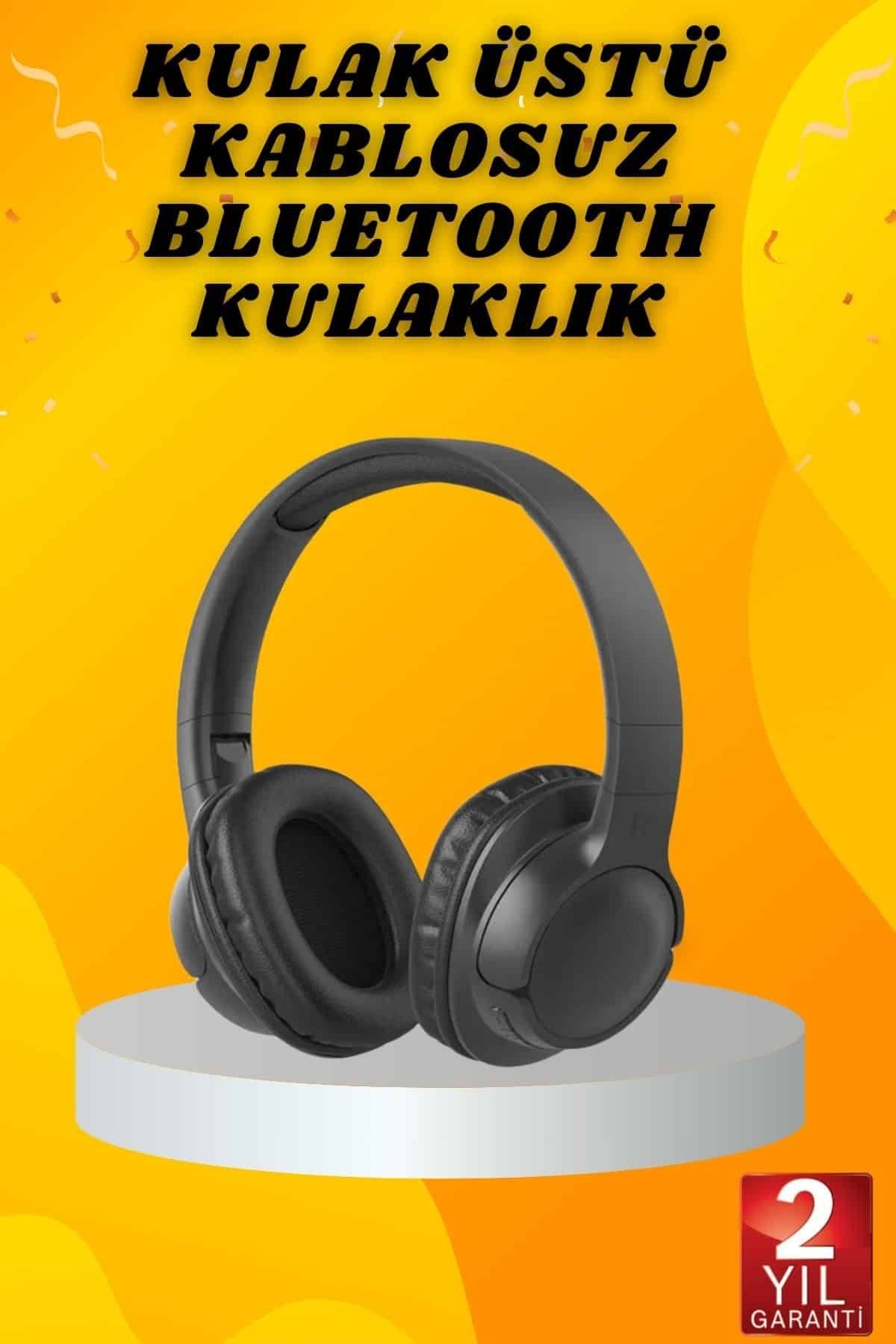 Genel Markalar Teknorod Kulak Üstü Bluetooth Kulaklık Ayarlanabiilir Uzun Pil Ömrü Kablosuz 5.0 Bluetooth