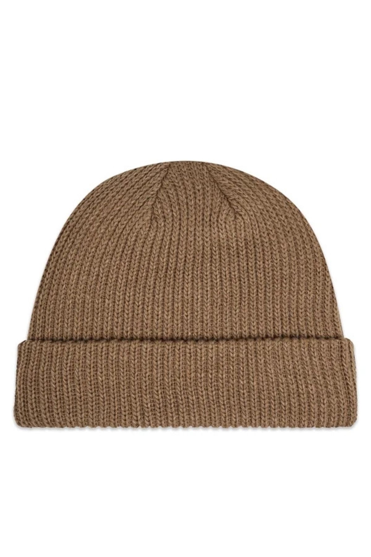 Vans-Hnědá zimní čepice Vans Core Basics s kapsou a pouzdrem 2