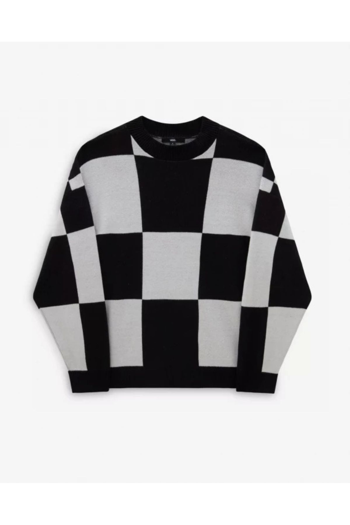 Vans-Černý a bílý svetr Vans Wortex Negru/Marshmllw 1