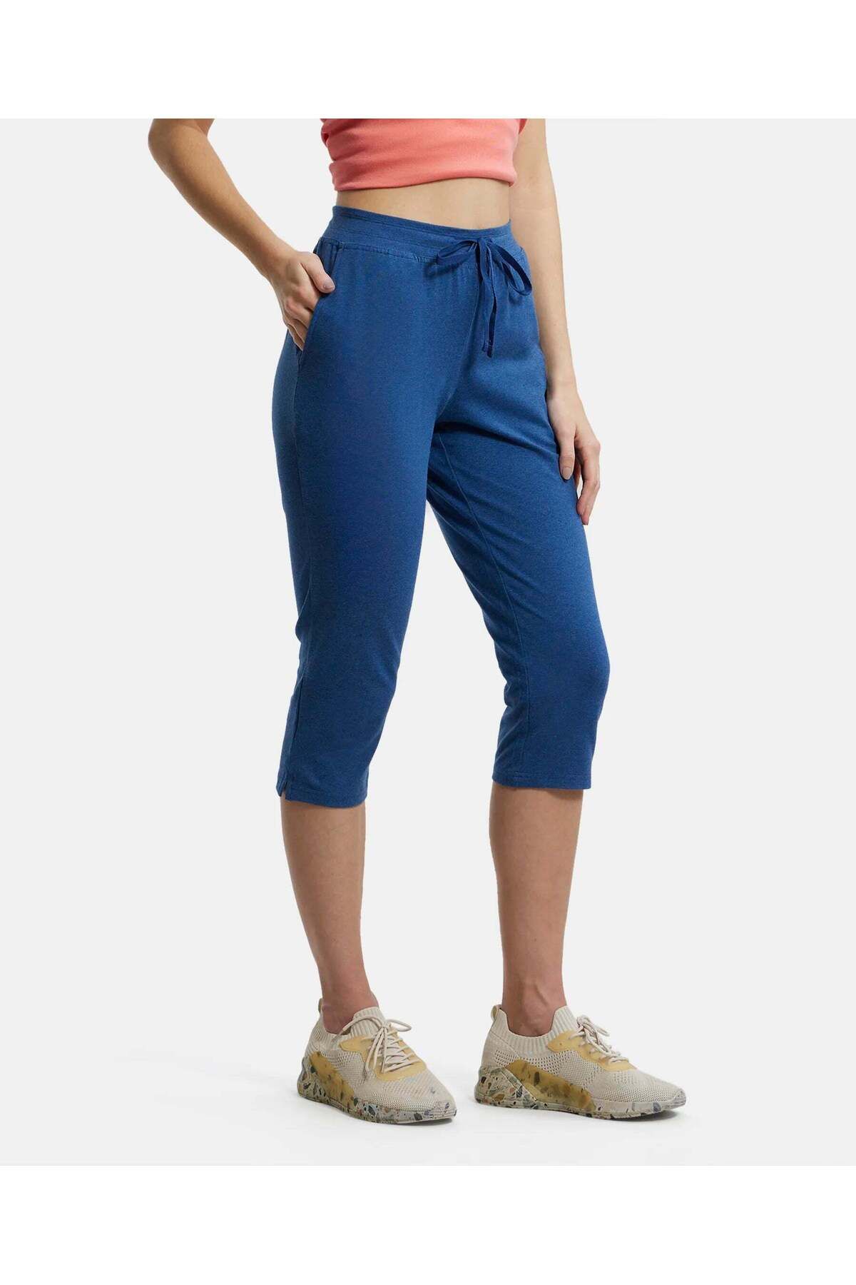 JOCKEY-24X7 Capri Pants 1300-01 Blue 2